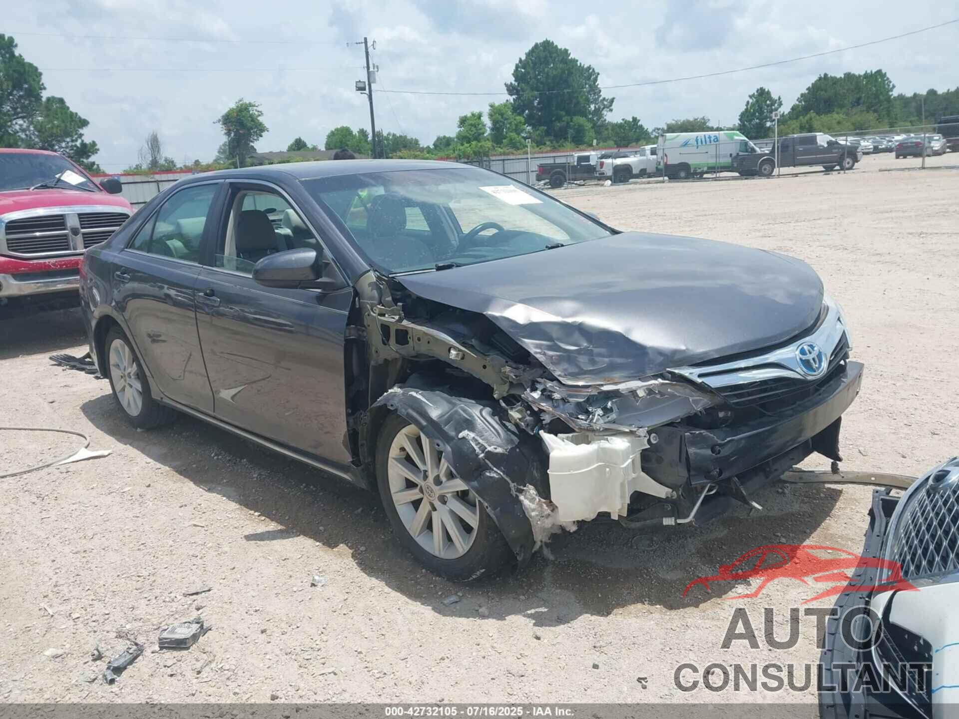 TOYOTA CAMRY HYBRID 2014 - 4T1BD1FK8EU109040
