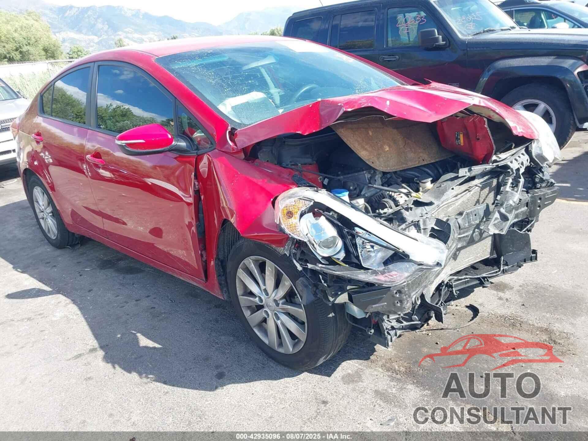 KIA FORTE 2014 - KNAFX4A68E5223734