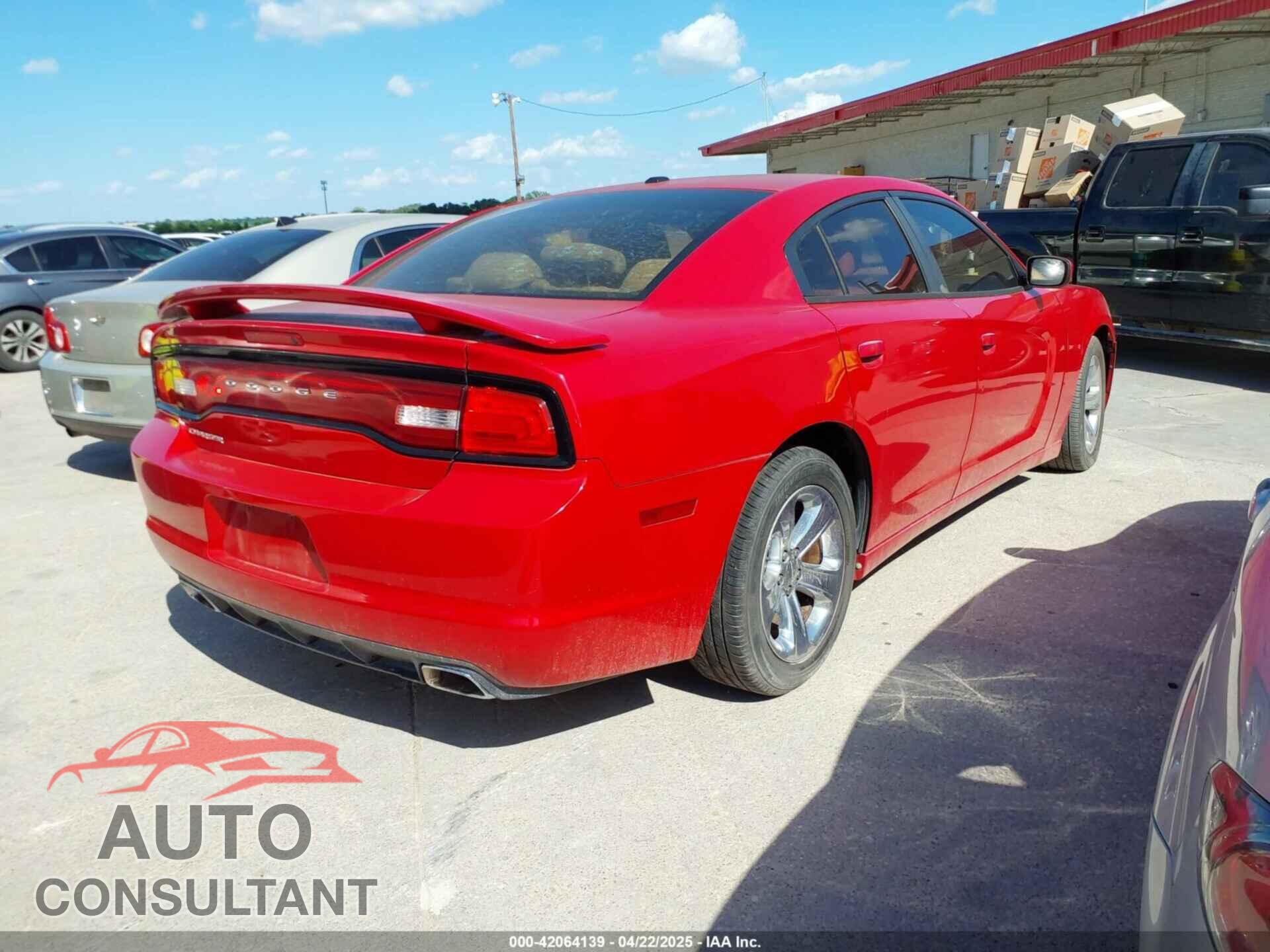 DODGE CHARGER 2012 - 2C3CDXBG9CH258476