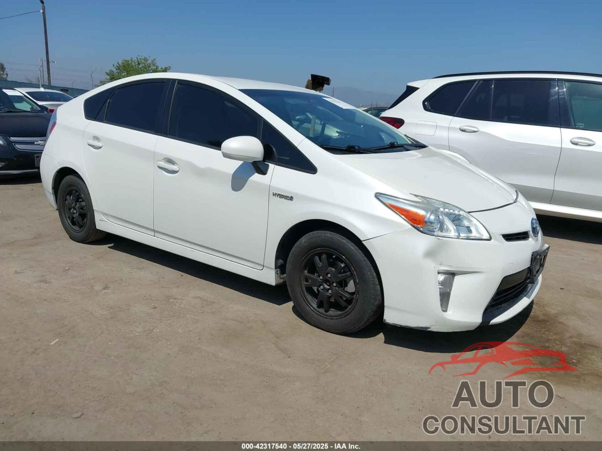 TOYOTA PRIUS 2012 - JTDKN3DU7C5393057