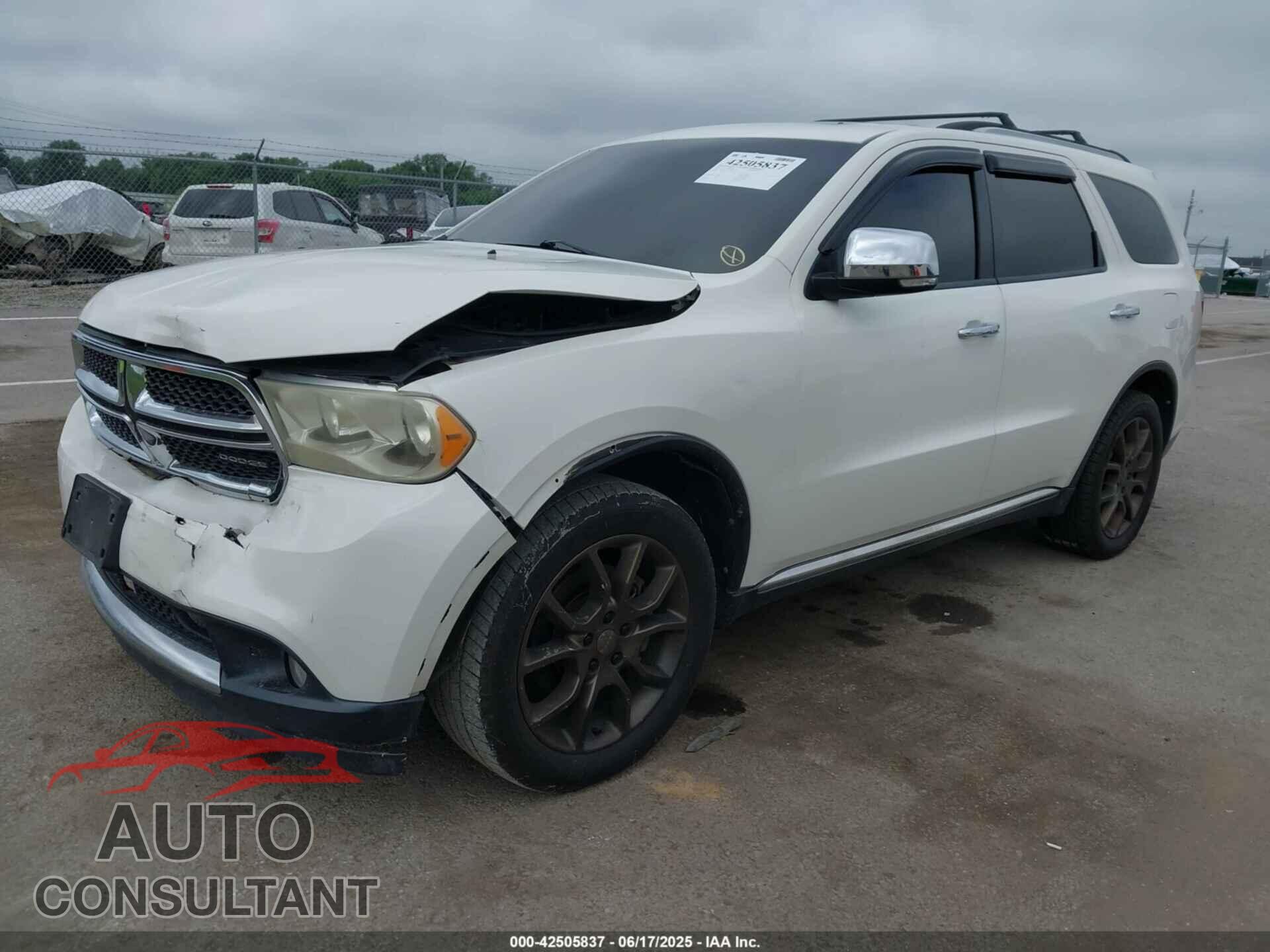 DODGE DURANGO 2011 - 1D4SD4GT2BC627811
