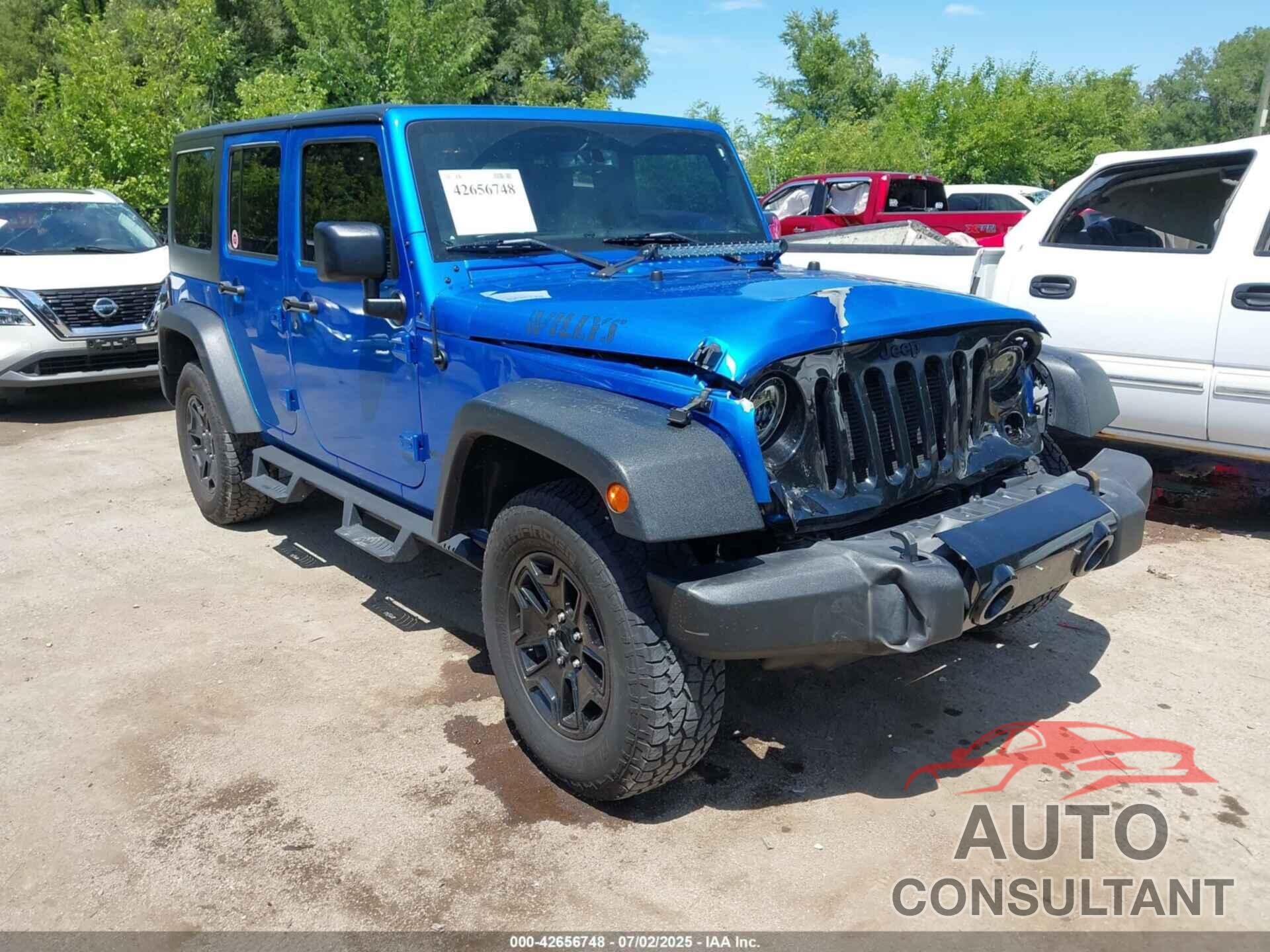 JEEP WRANGLER UNLIMITED 2016 - 1C4BJWDG4GL129576