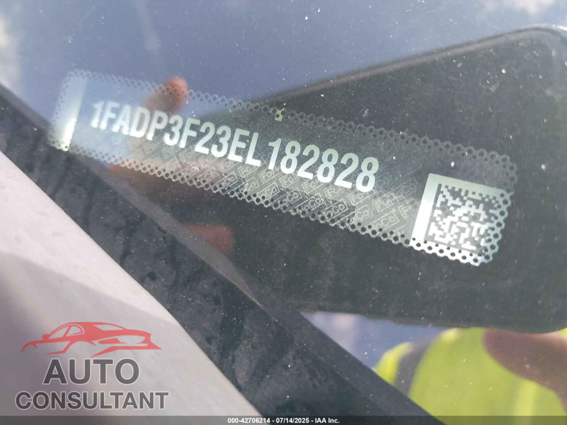 FORD FOCUS 2014 - 1FADP3F23EL182828