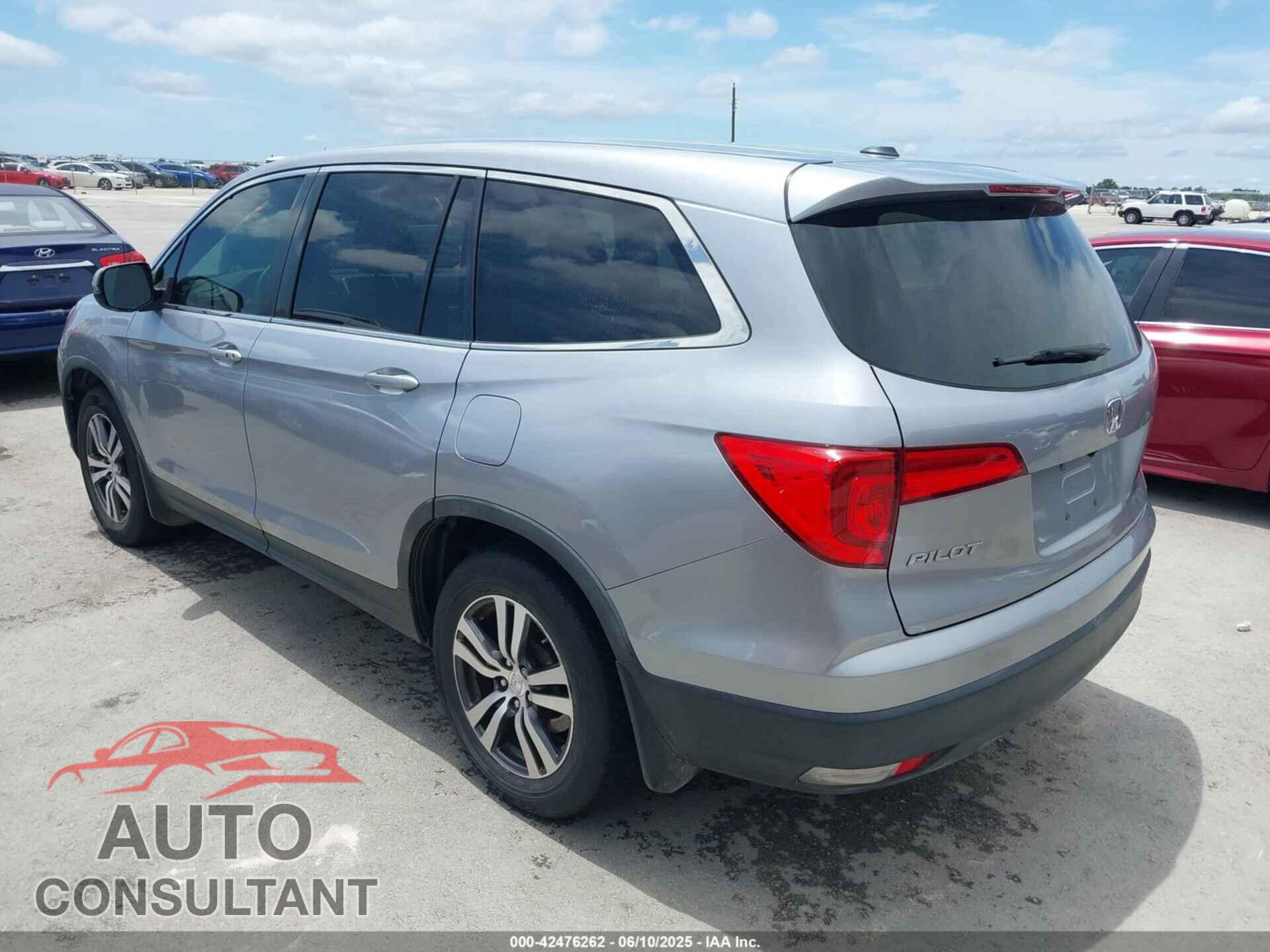 HONDA PILOT 2017 - 5FNYF5H39HB043889