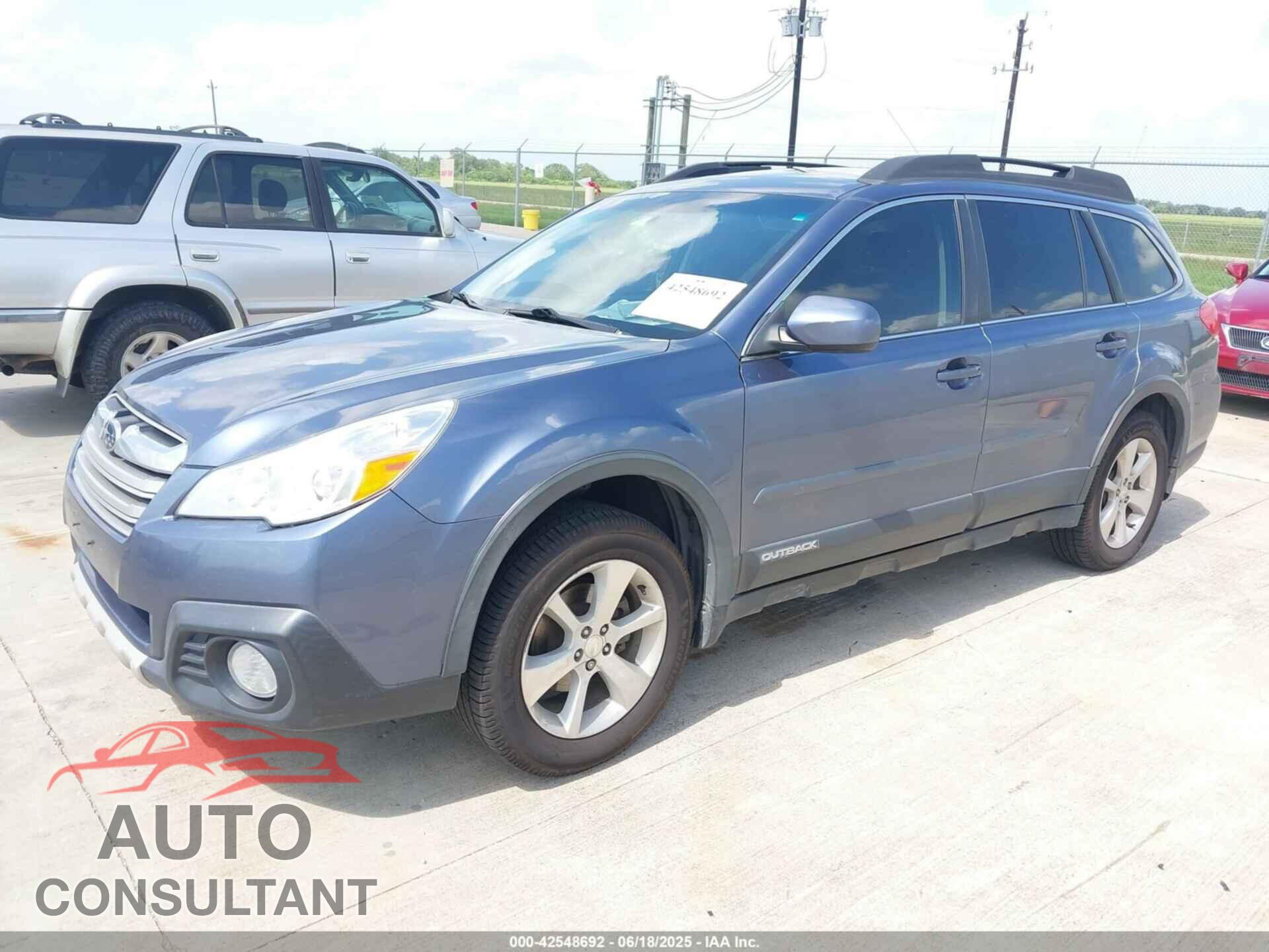 SUBARU OUTBACK 2014 - 4S4BRCNC0E3269507