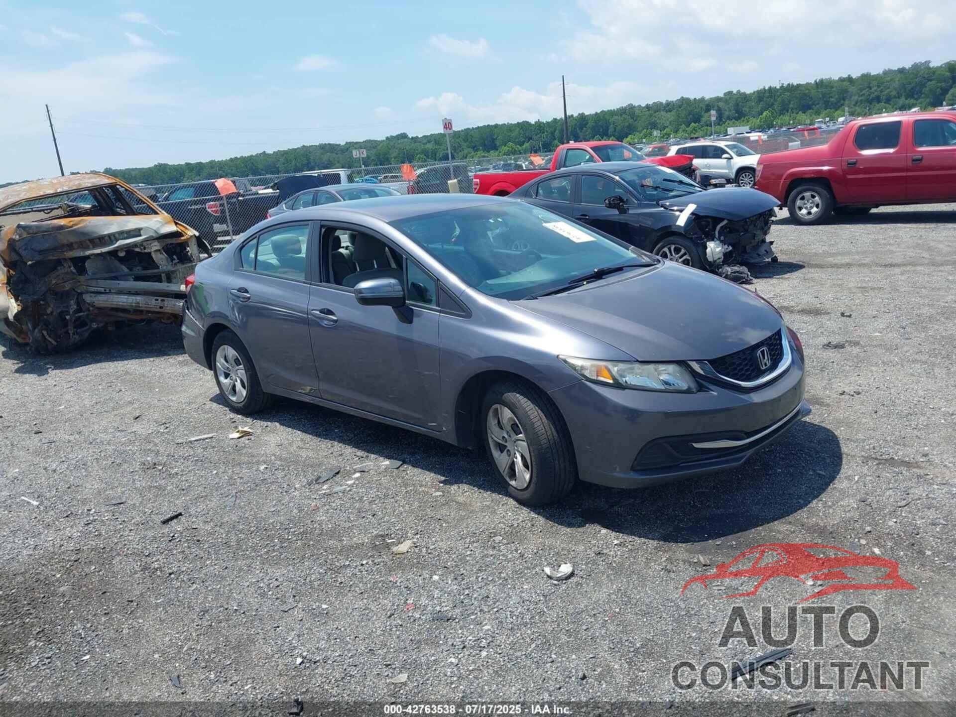 HONDA CIVIC 2014 - 19XFB2F50EE256608