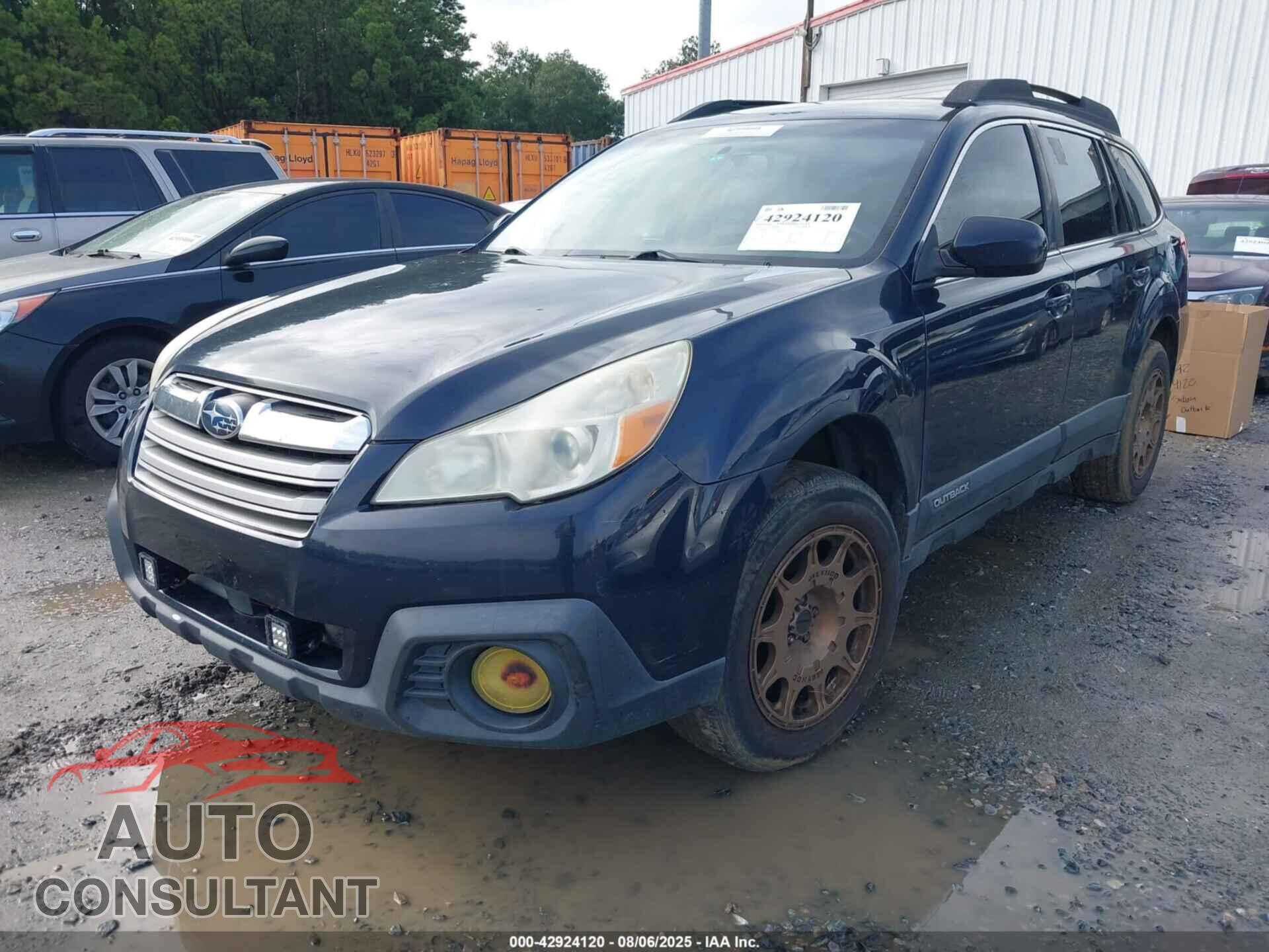 SUBARU OUTBACK 2013 - 4S4BRBCC2D3264904
