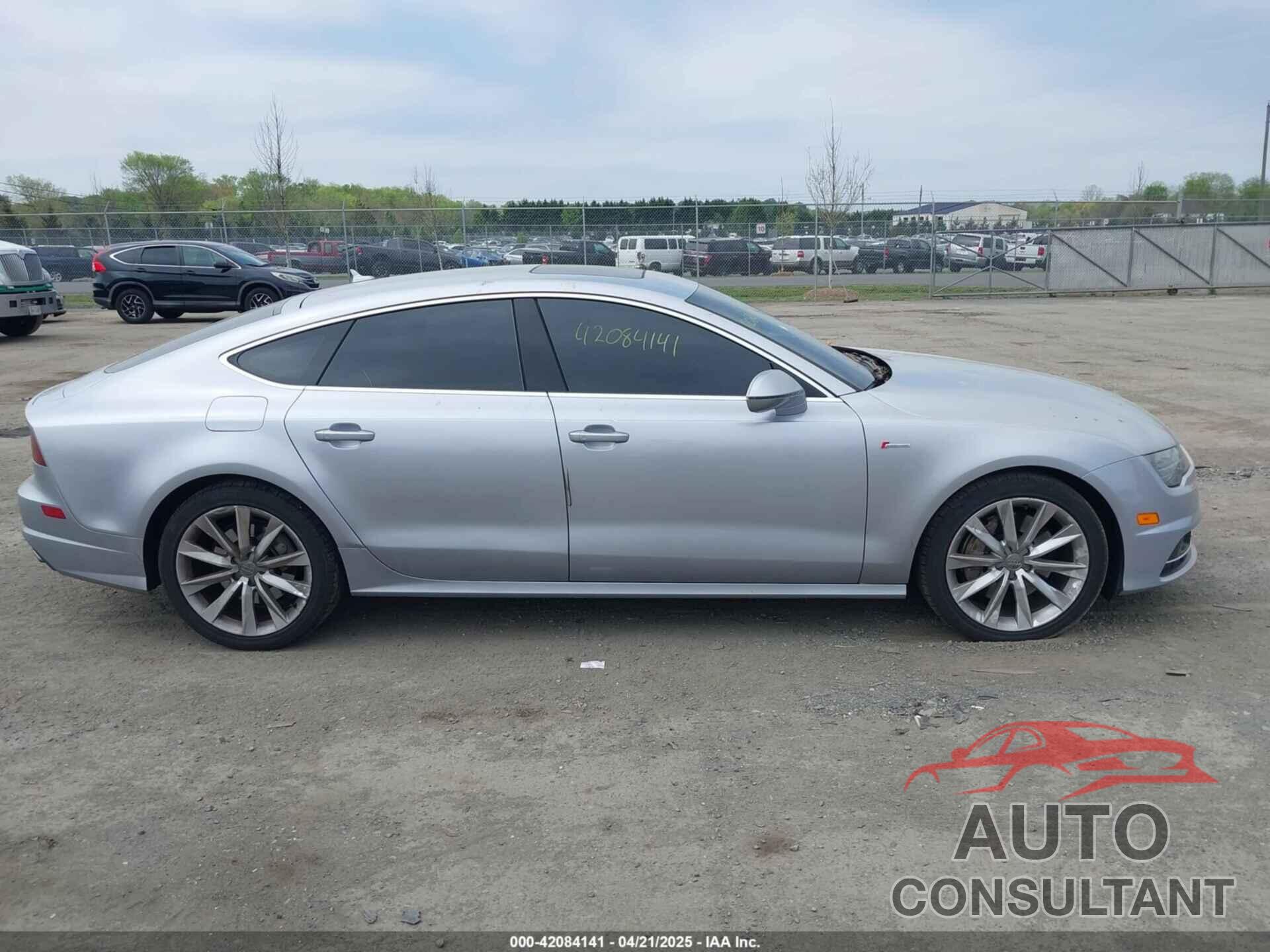 AUDI A7 2016 - WAU2GAFC6GN007637