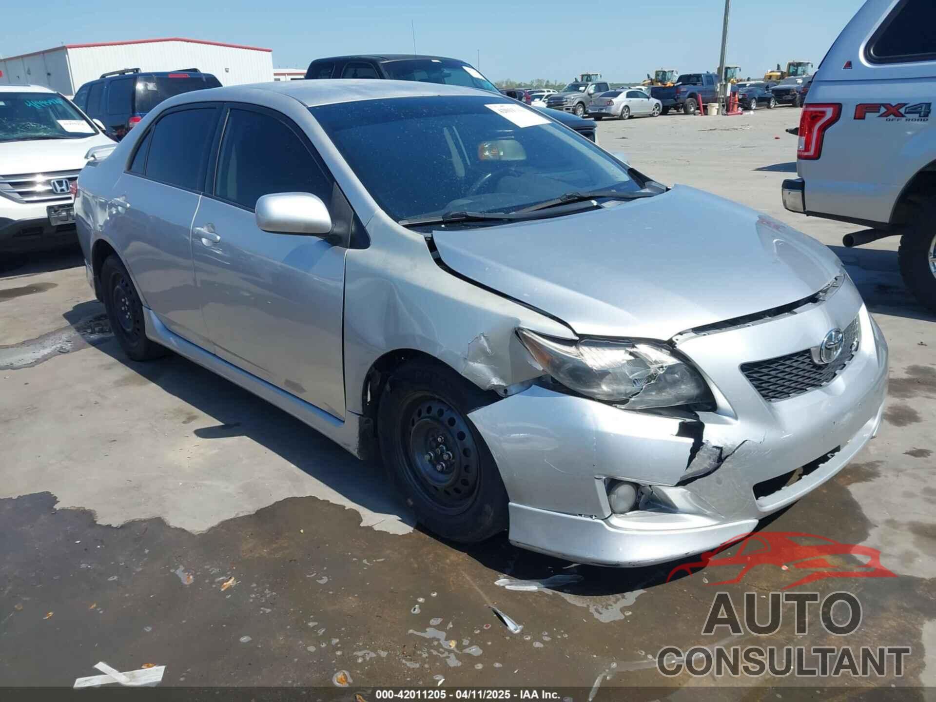 TOYOTA COROLLA 2009 - 1NXBU40E09Z153513