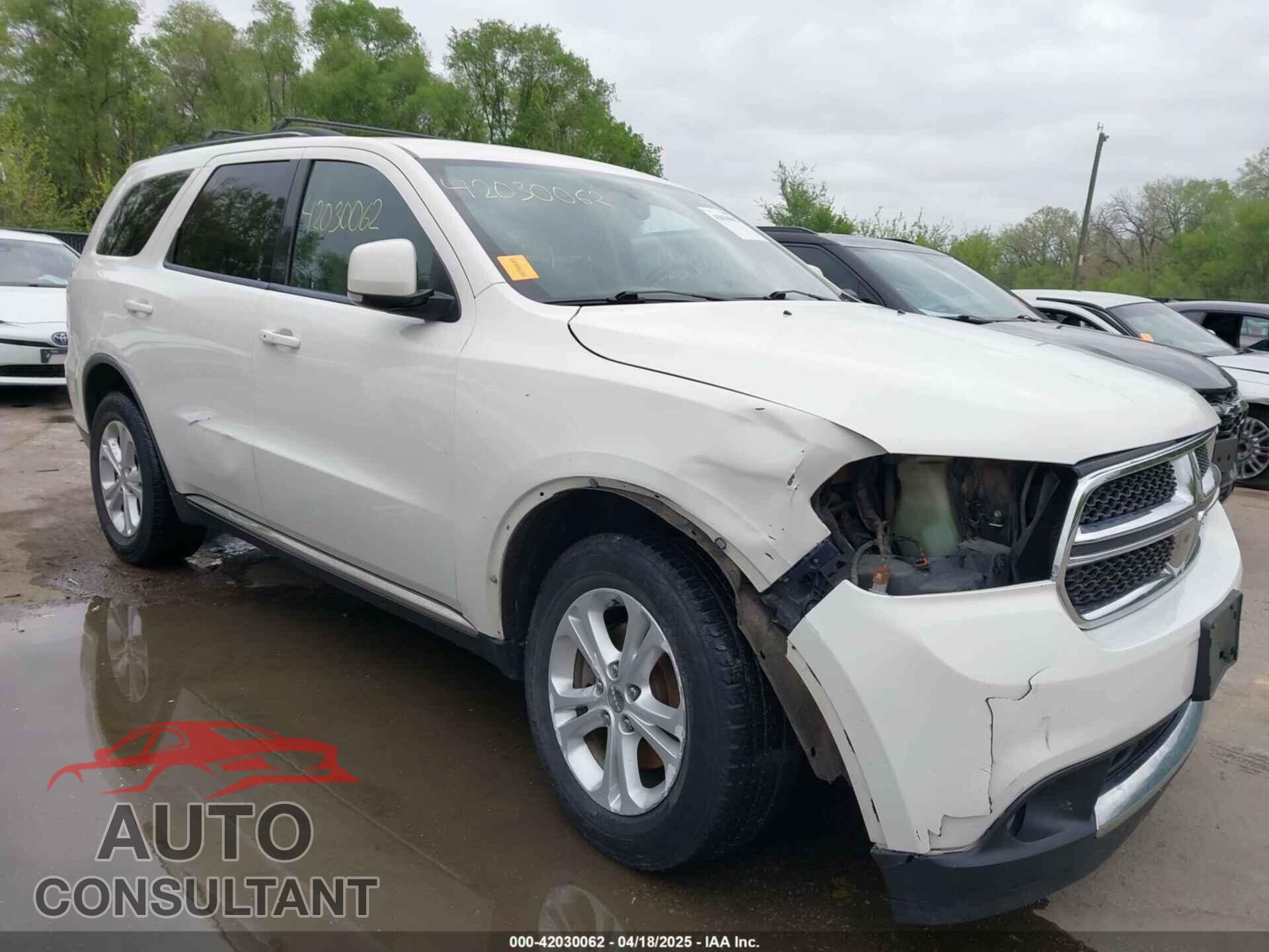 DODGE DURANGO 2012 - 1C4RDJDG1CC205936
