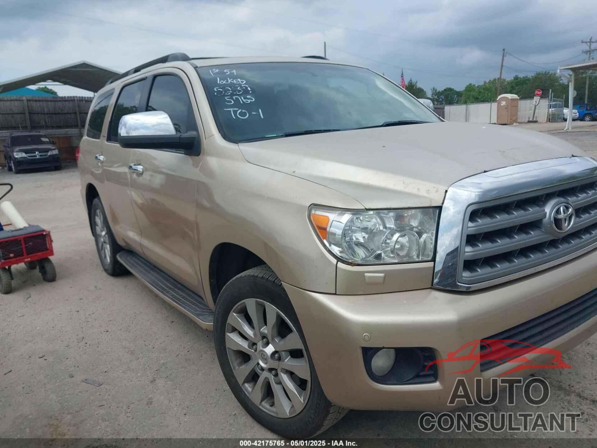 TOYOTA SEQUOIA 2012 - 5TDKY5G15CS038922
