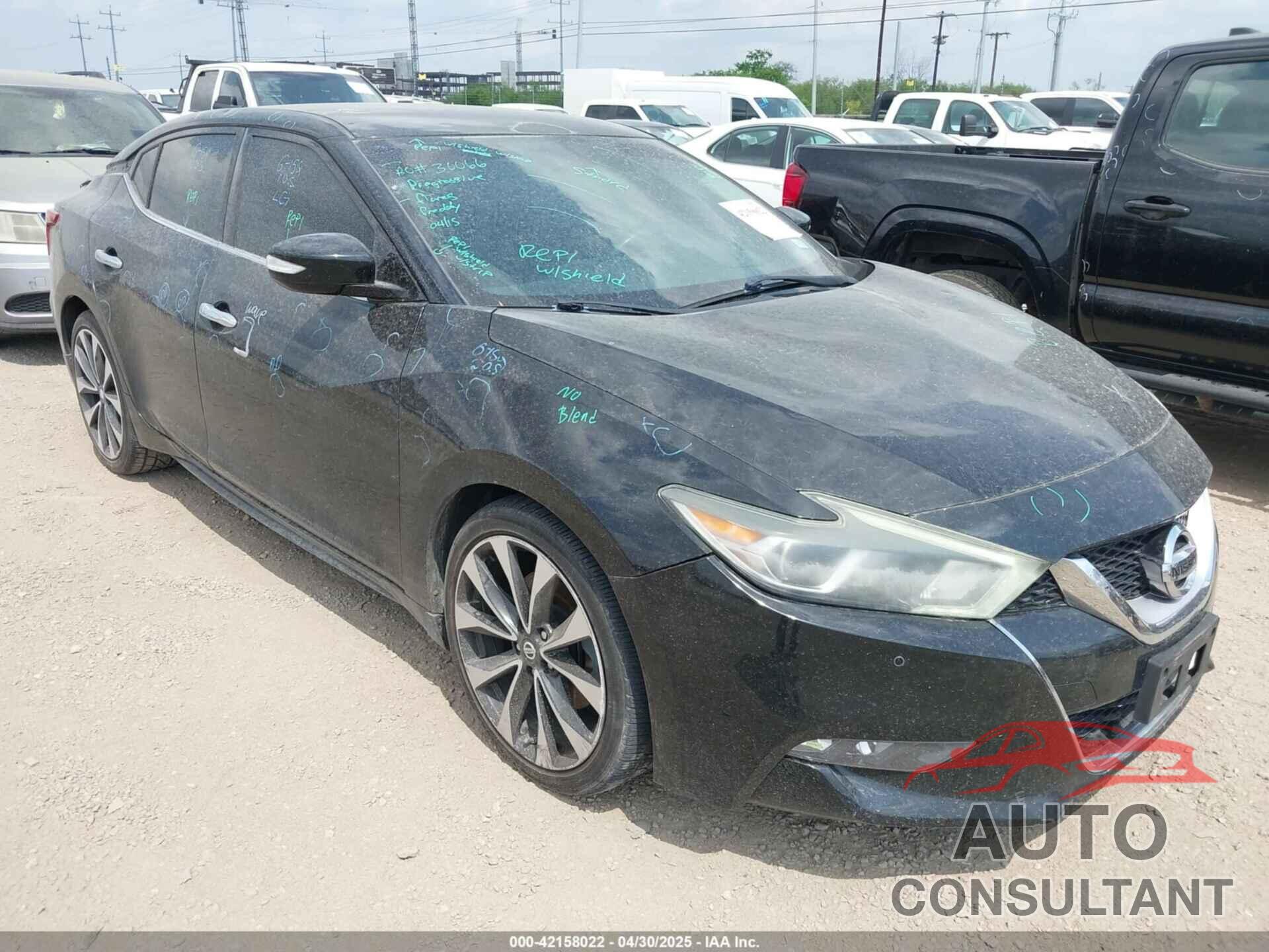 NISSAN MAXIMA 2016 - 1N4AA6AP4GC419449