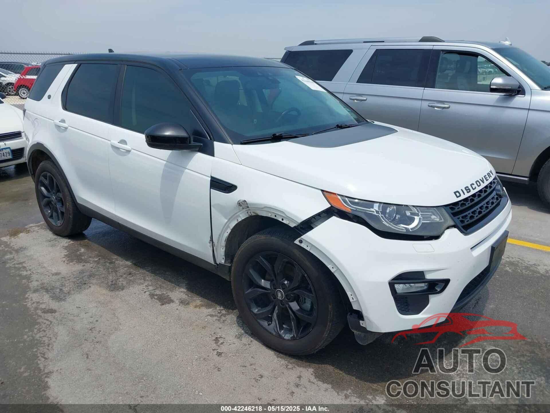 LAND ROVER DISCOVERY SPORT 2016 - SALCR2BG0GH546519