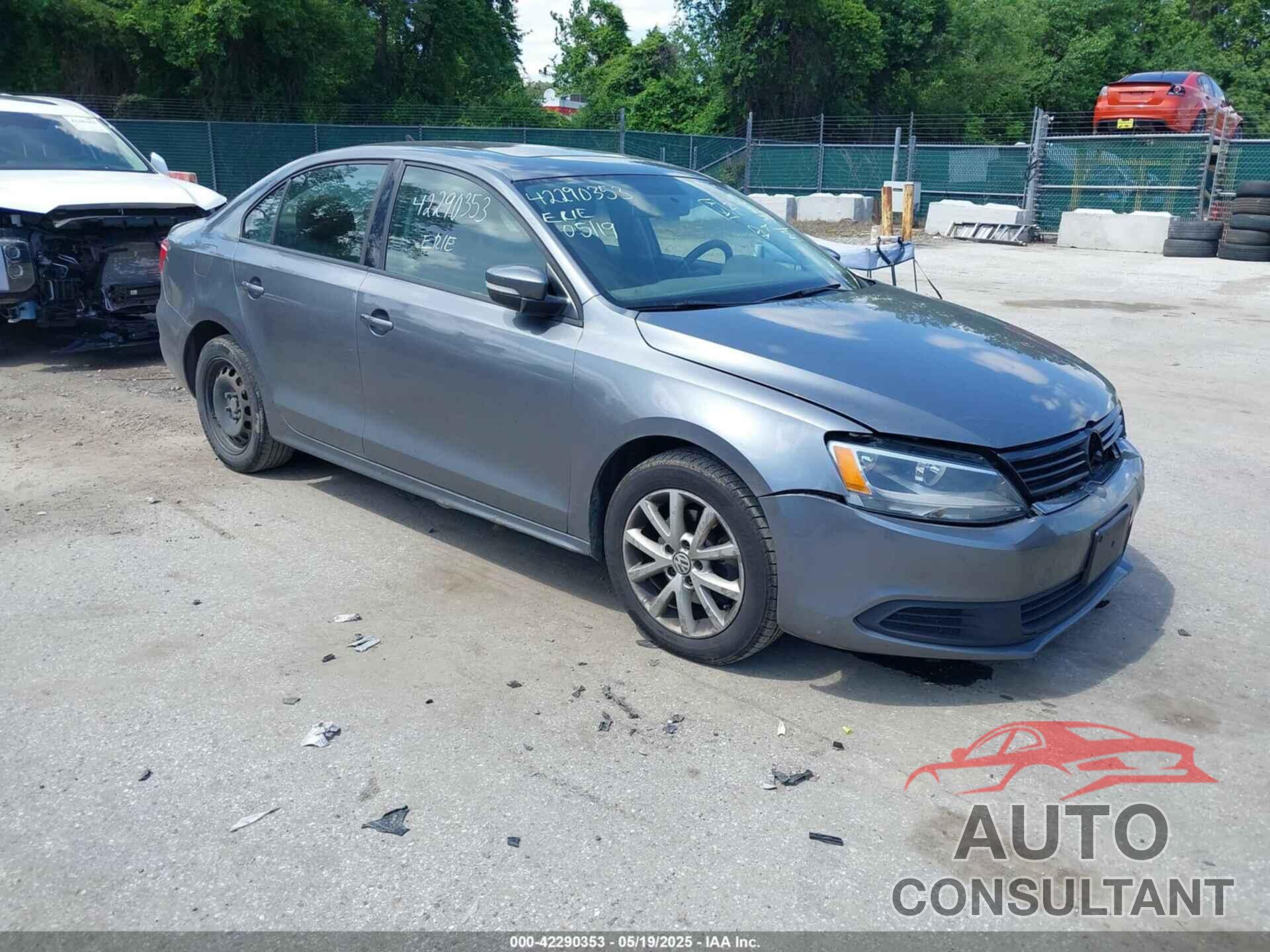 VOLKSWAGEN JETTA 2012 - 3VWDP7AJ4CM323219
