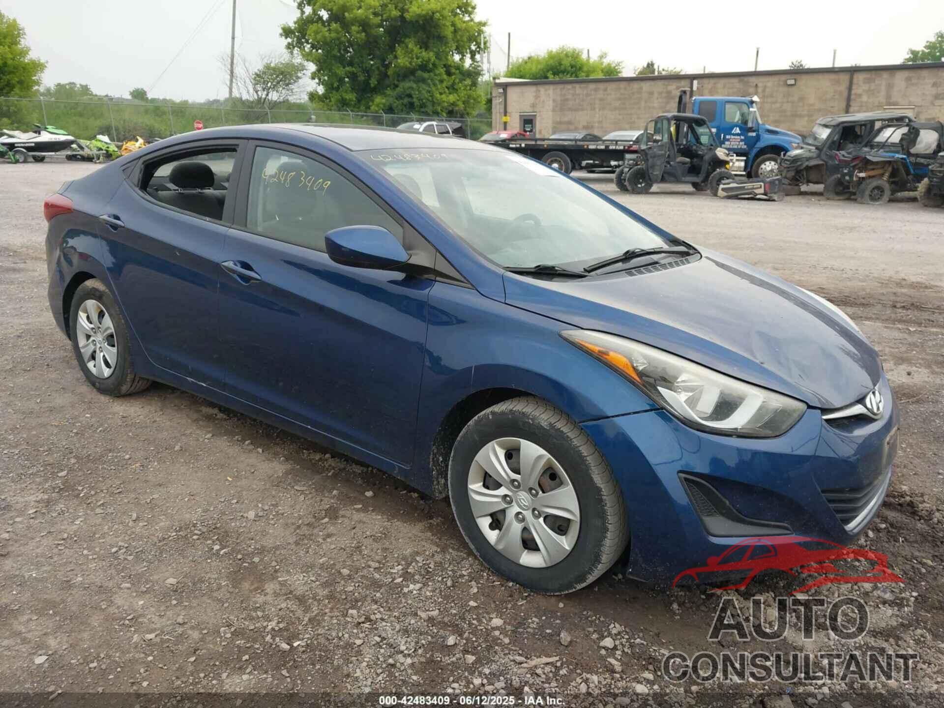 HYUNDAI ELANTRA 2016 - 5NPDH4AE0GH703882