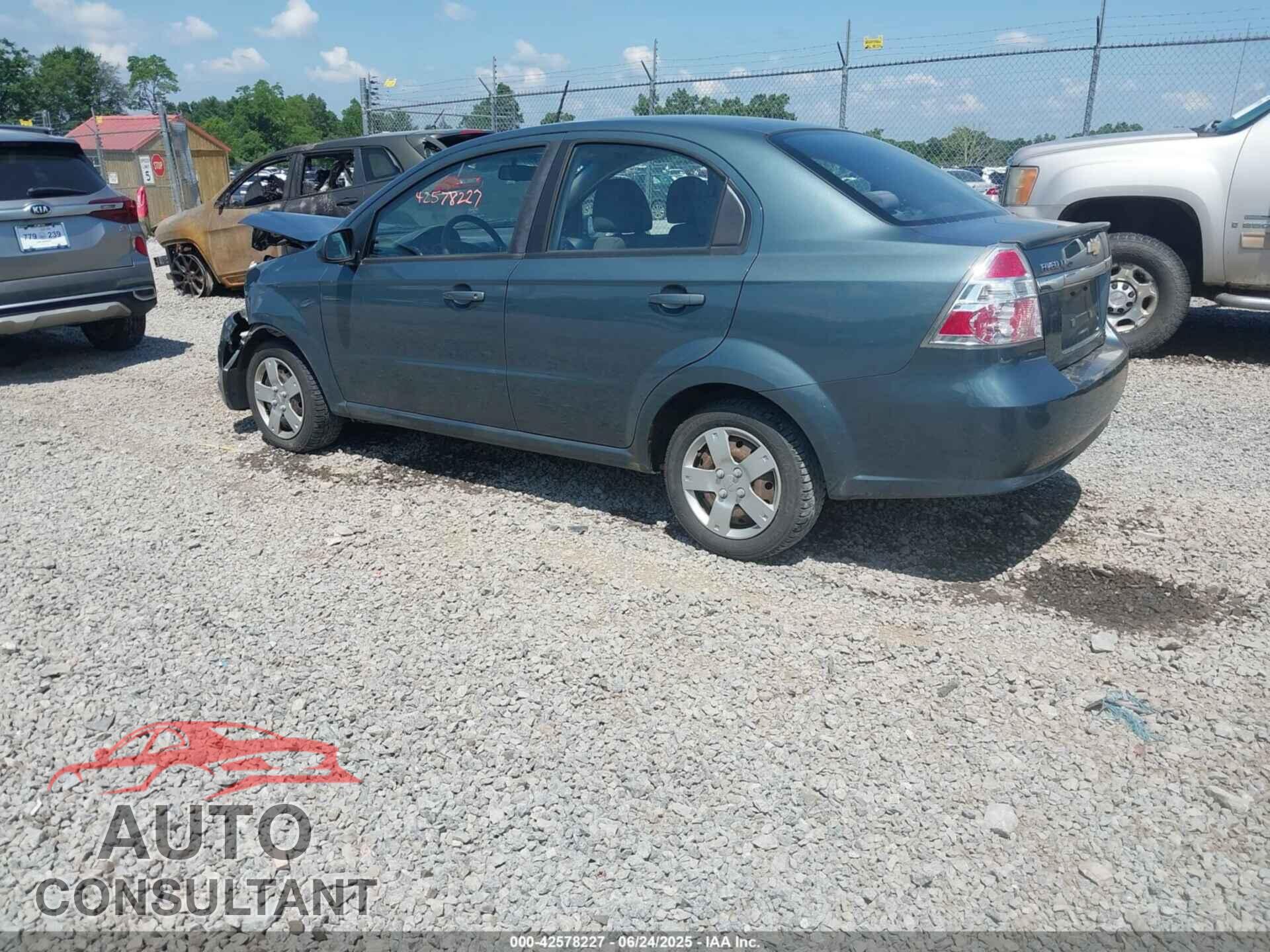 CHEVROLET AVEO 2011 - KL1TD5DE8BB147301