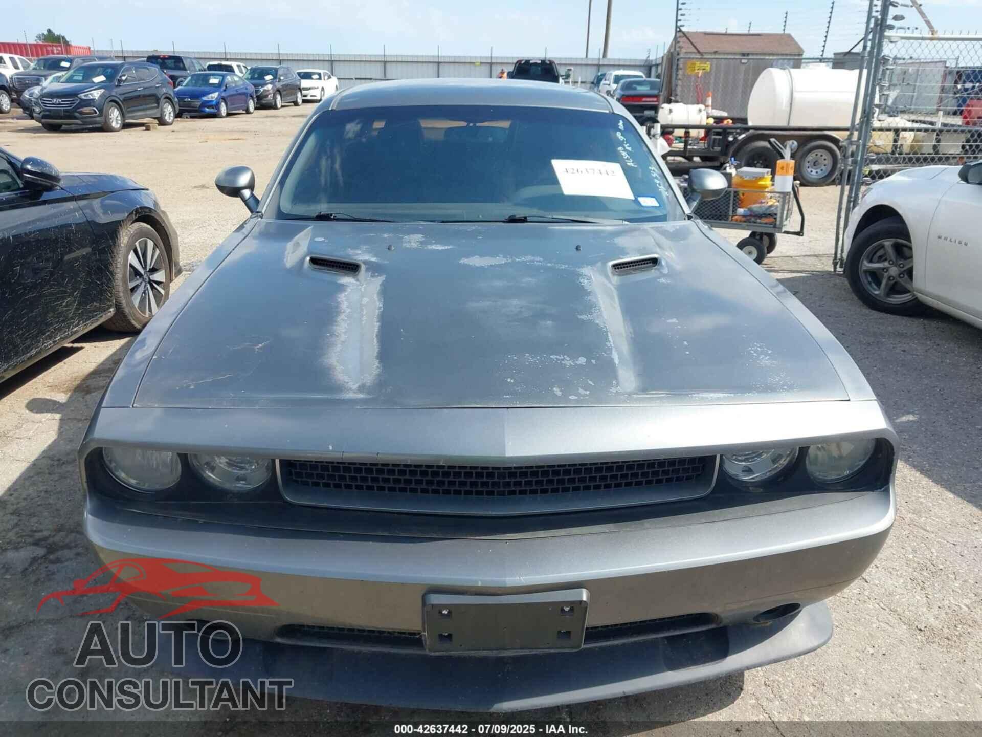 DODGE CHALLENGER 2012 - 2C3CDYAG3CH254513