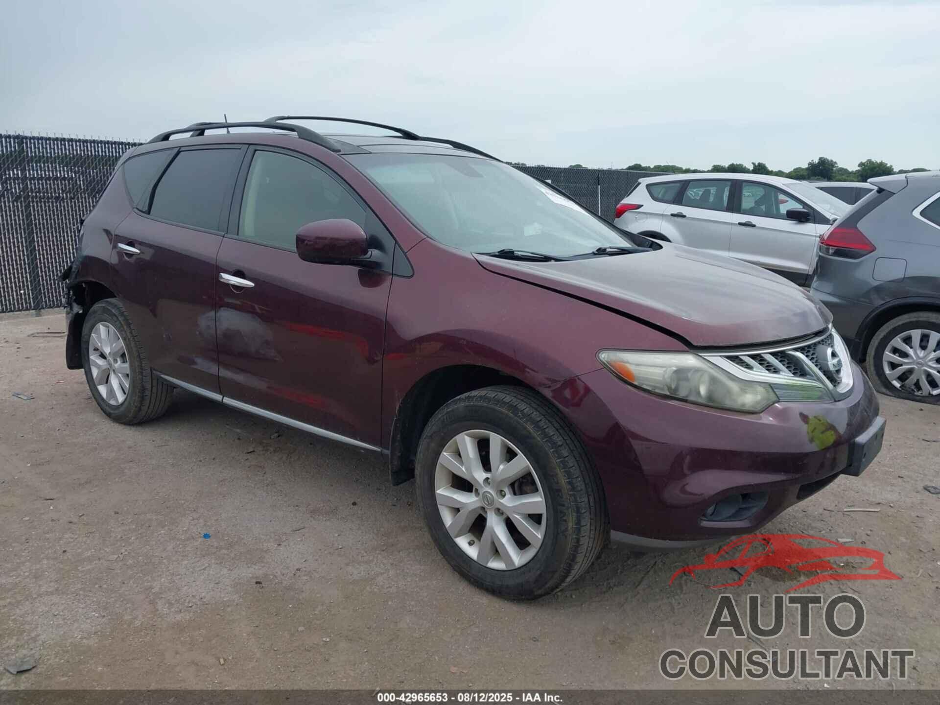 NISSAN MURANO 2013 - JN8AZ1MU5DW205205