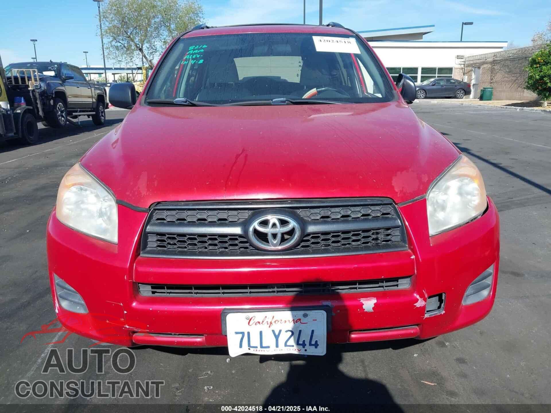 TOYOTA RAV4 2012 - 2T3BF4DV2CW254717