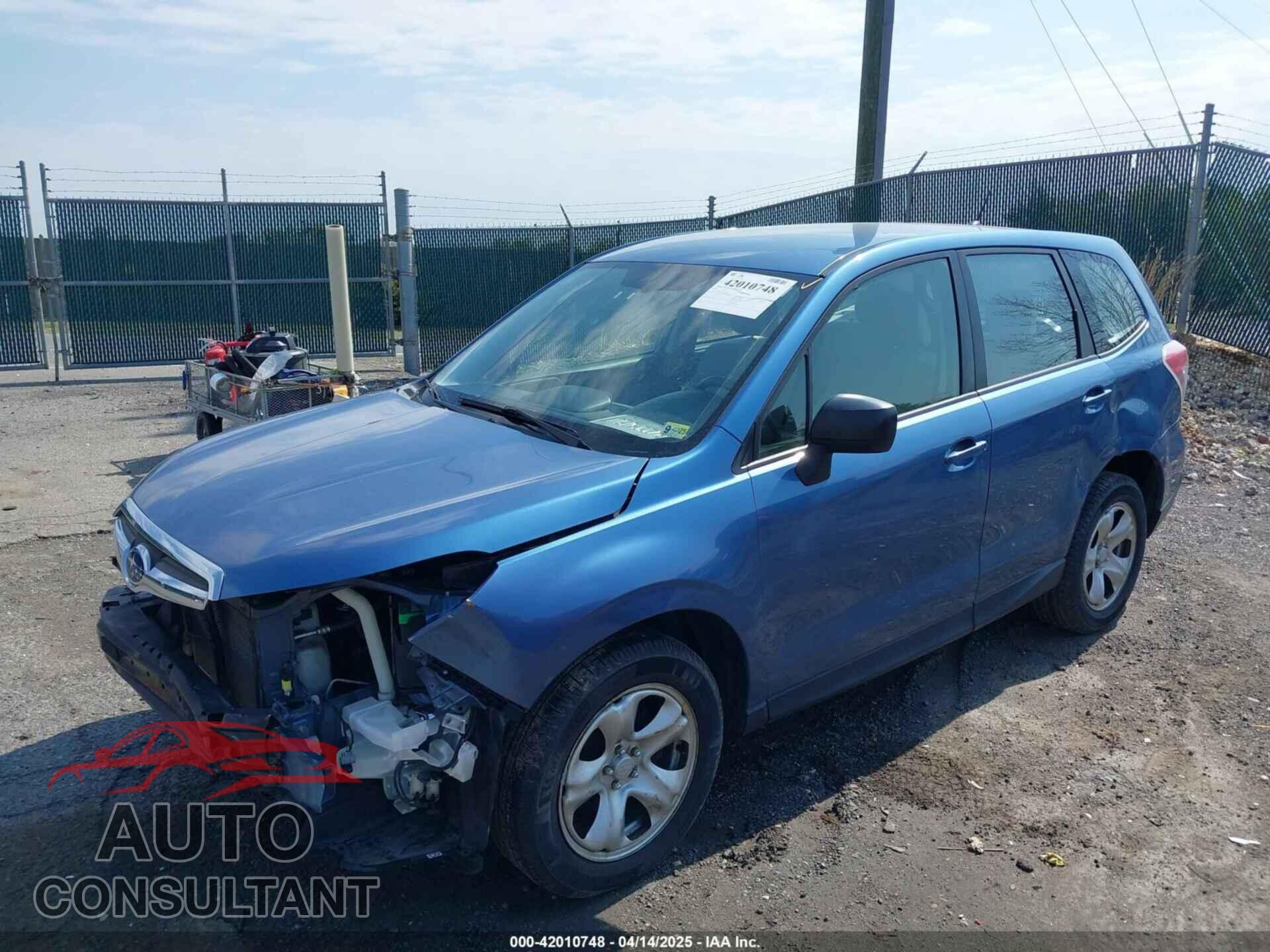 SUBARU FORESTER 2015 - JF2SJAAC0FG505980