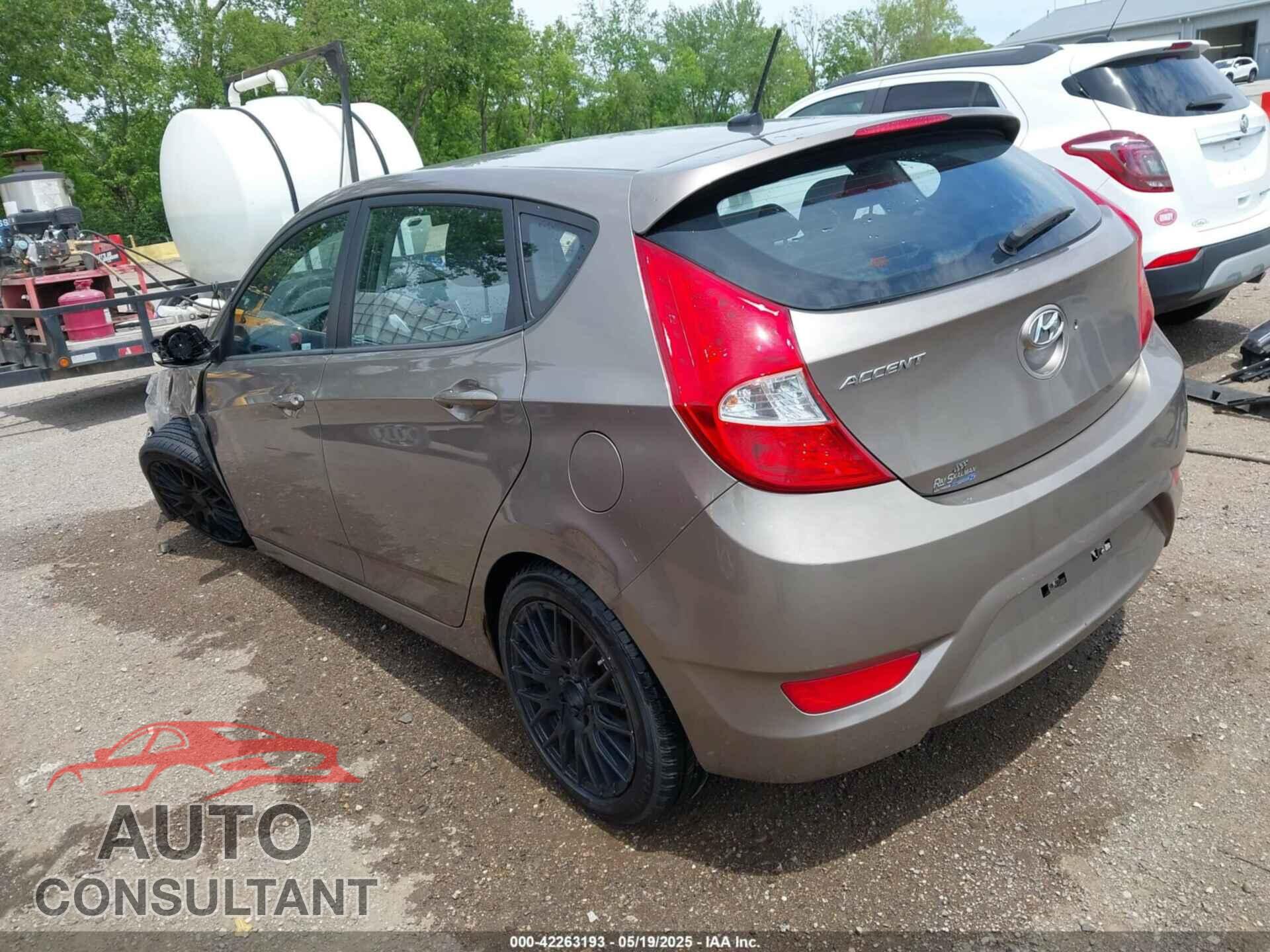 HYUNDAI ACCENT 2012 - KMHCU5AE1CU006231