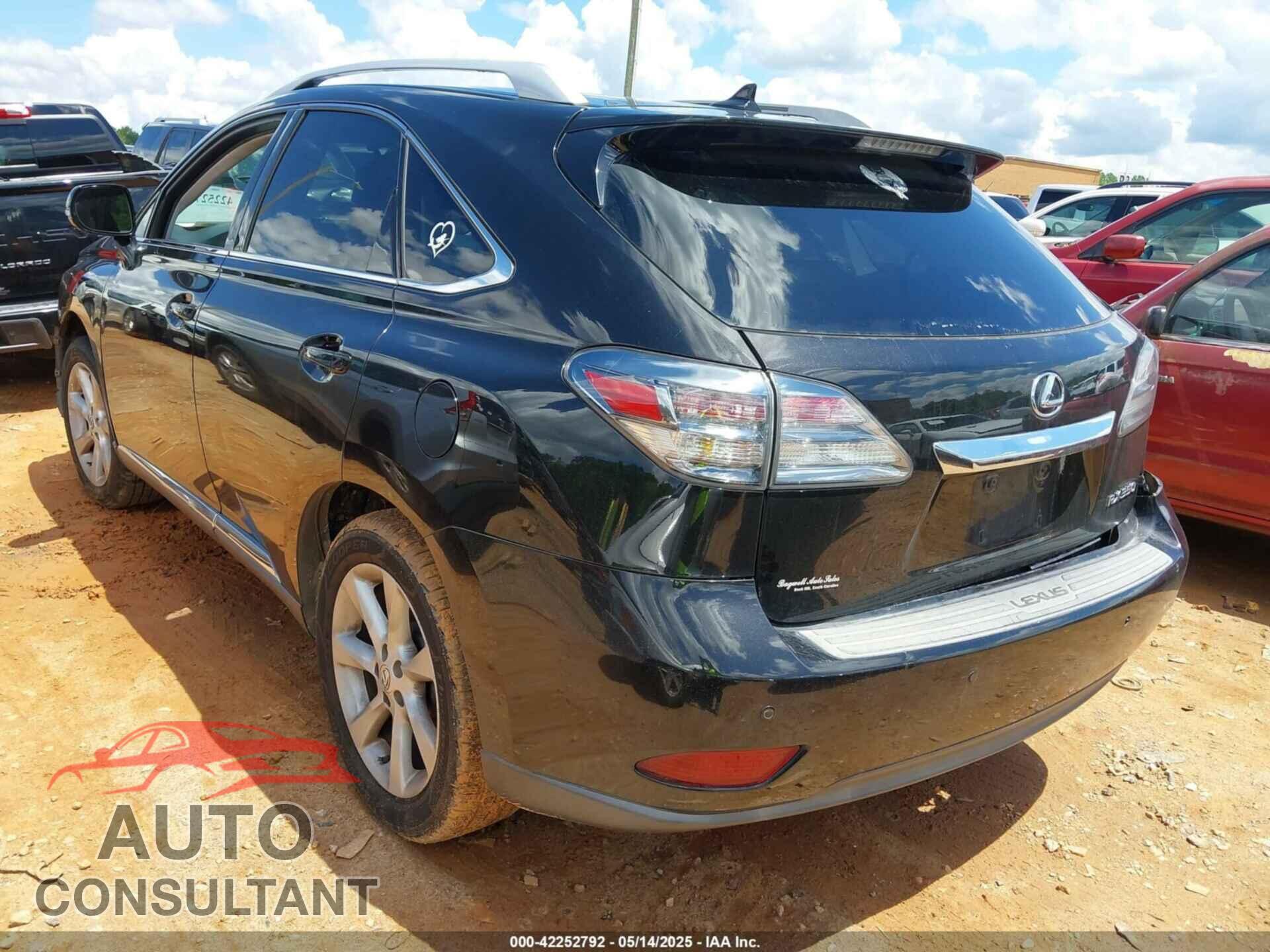 LEXUS RX 350 2012 - 2T2ZK1BA7CC086281