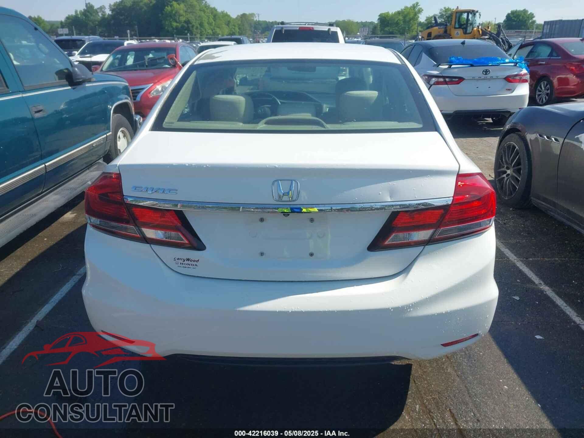 HONDA CIVIC 2013 - 19XFB2F8XDE017558