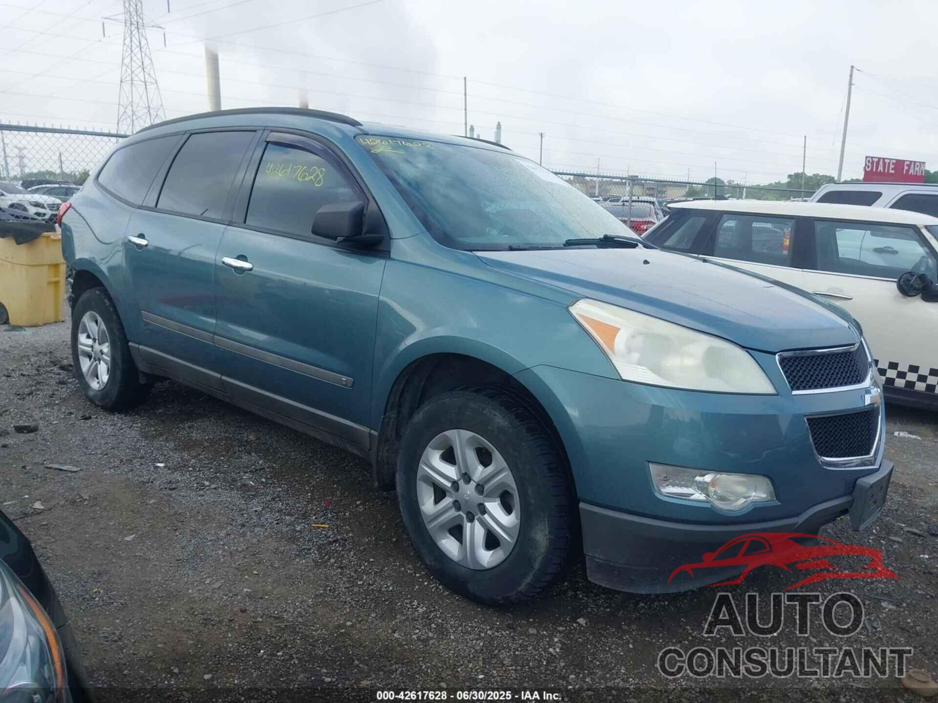CHEVROLET TRAVERSE 2009 - 1GNER13DX9S166079