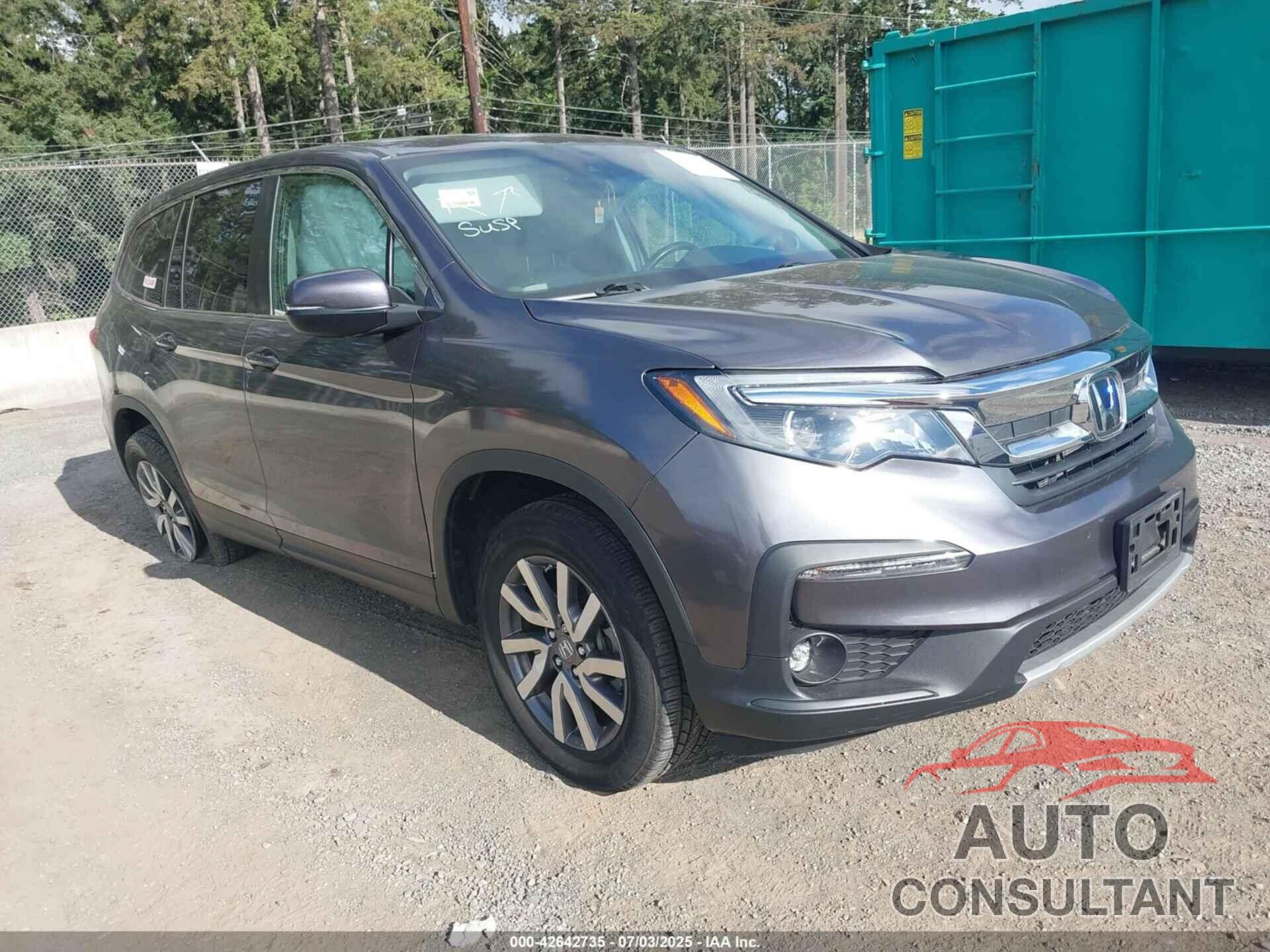 HONDA PILOT 2019 - 5FNYF6H52KB035504