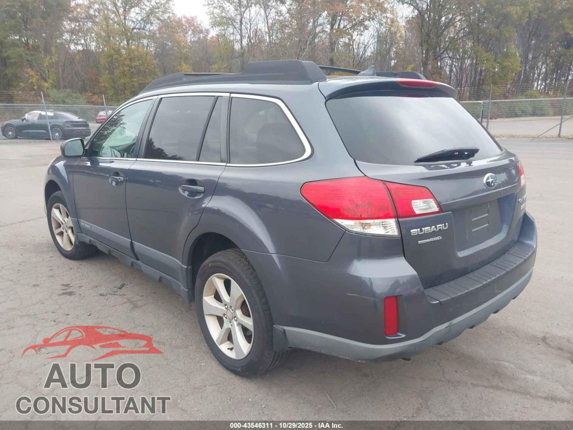 SUBARU OUTBACK 2014 - 4S4BRBCC4E3263299