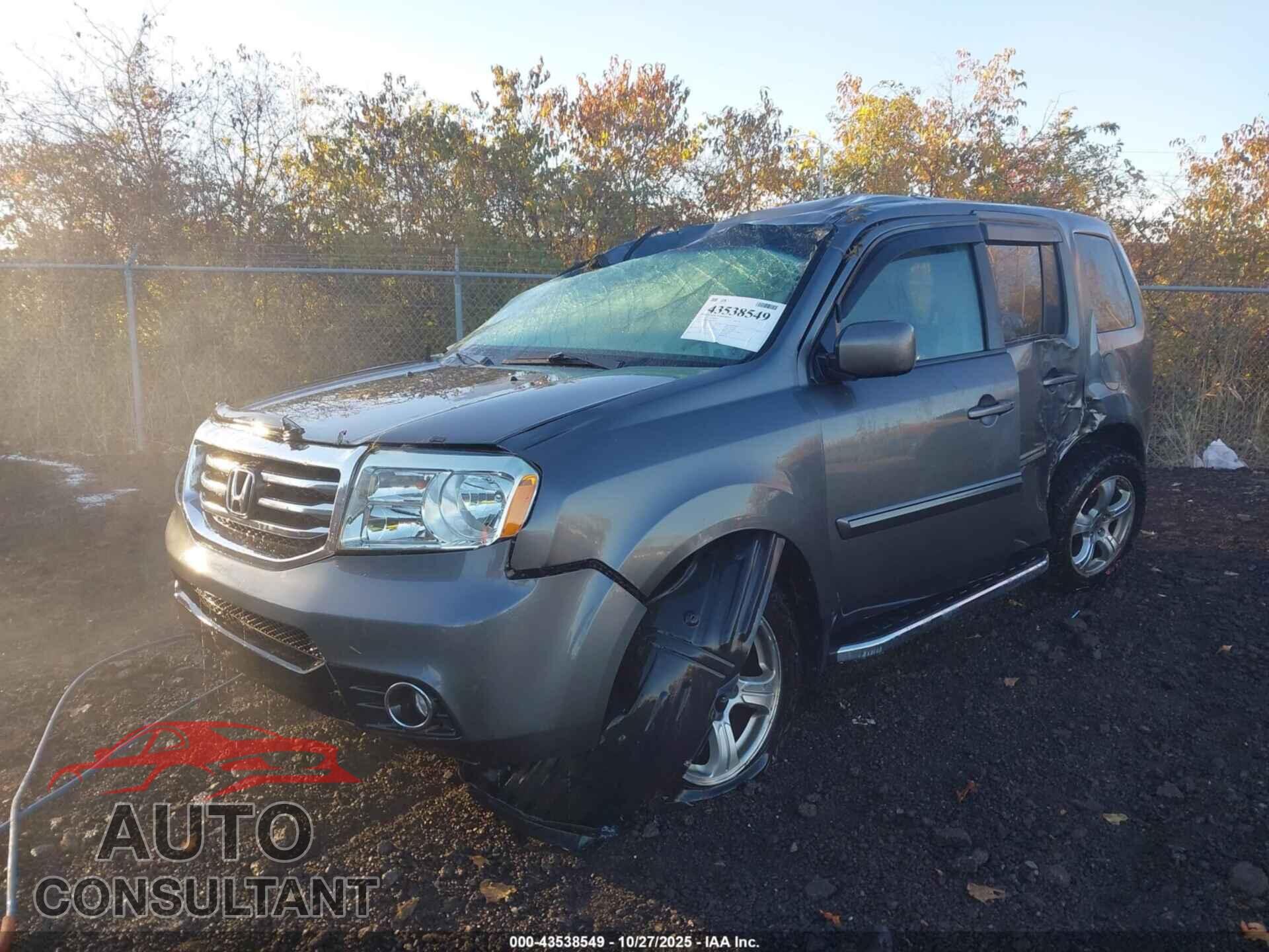HONDA PILOT 2012 - 5FNYF4H46CB004592