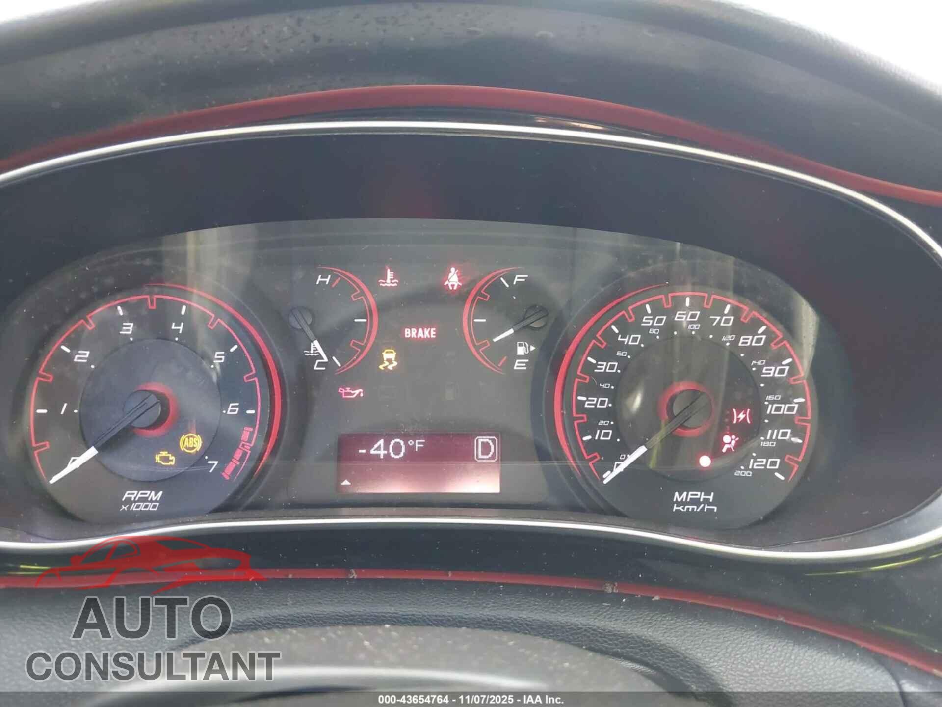 DODGE DART 2015 - 1C3CDFBB6FD353139