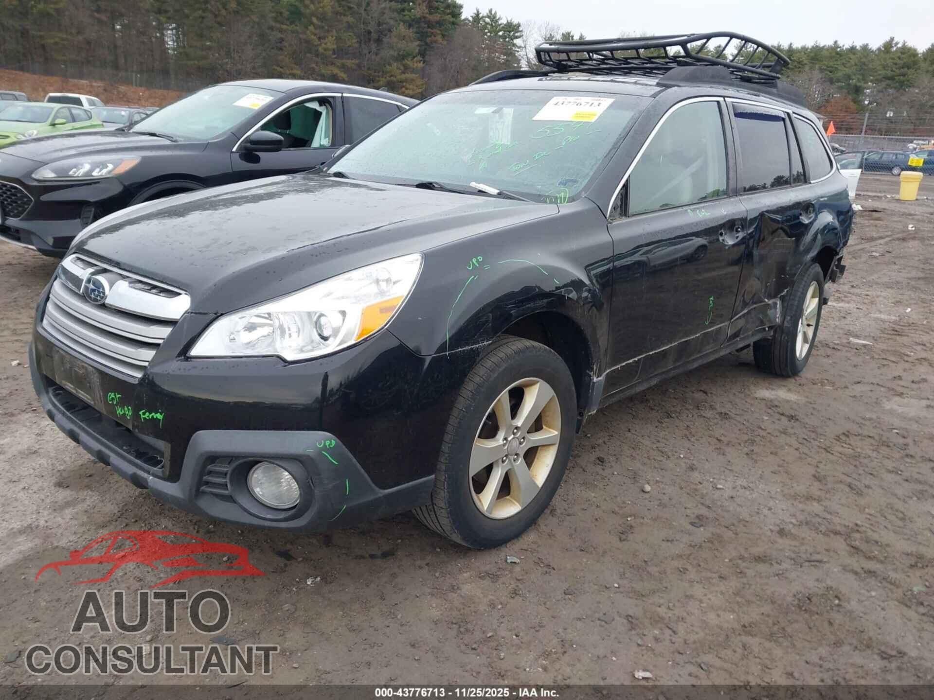 SUBARU OUTBACK 2014 - 4S4BRBCC1E3230826