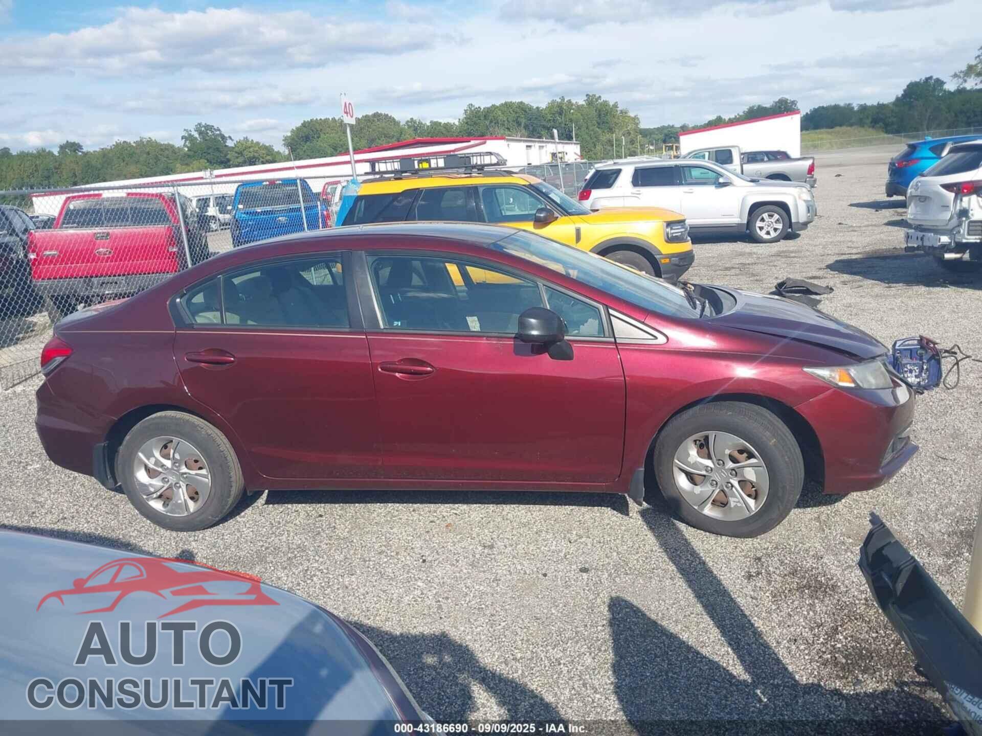 HONDA CIVIC 2013 - 19XFB2E55DE034341