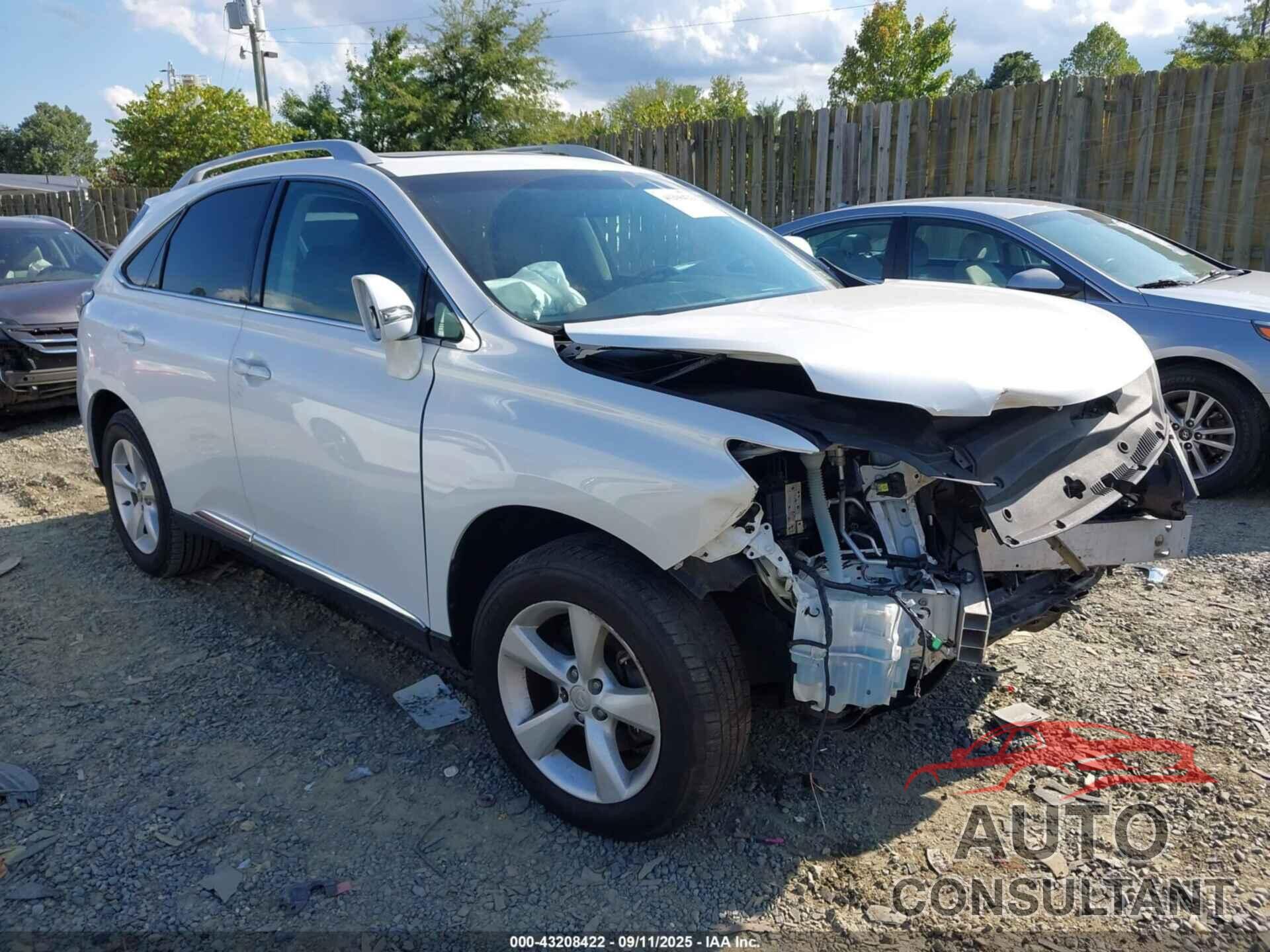 LEXUS RX 350 2013 - 2T2BK1BA7DC217180