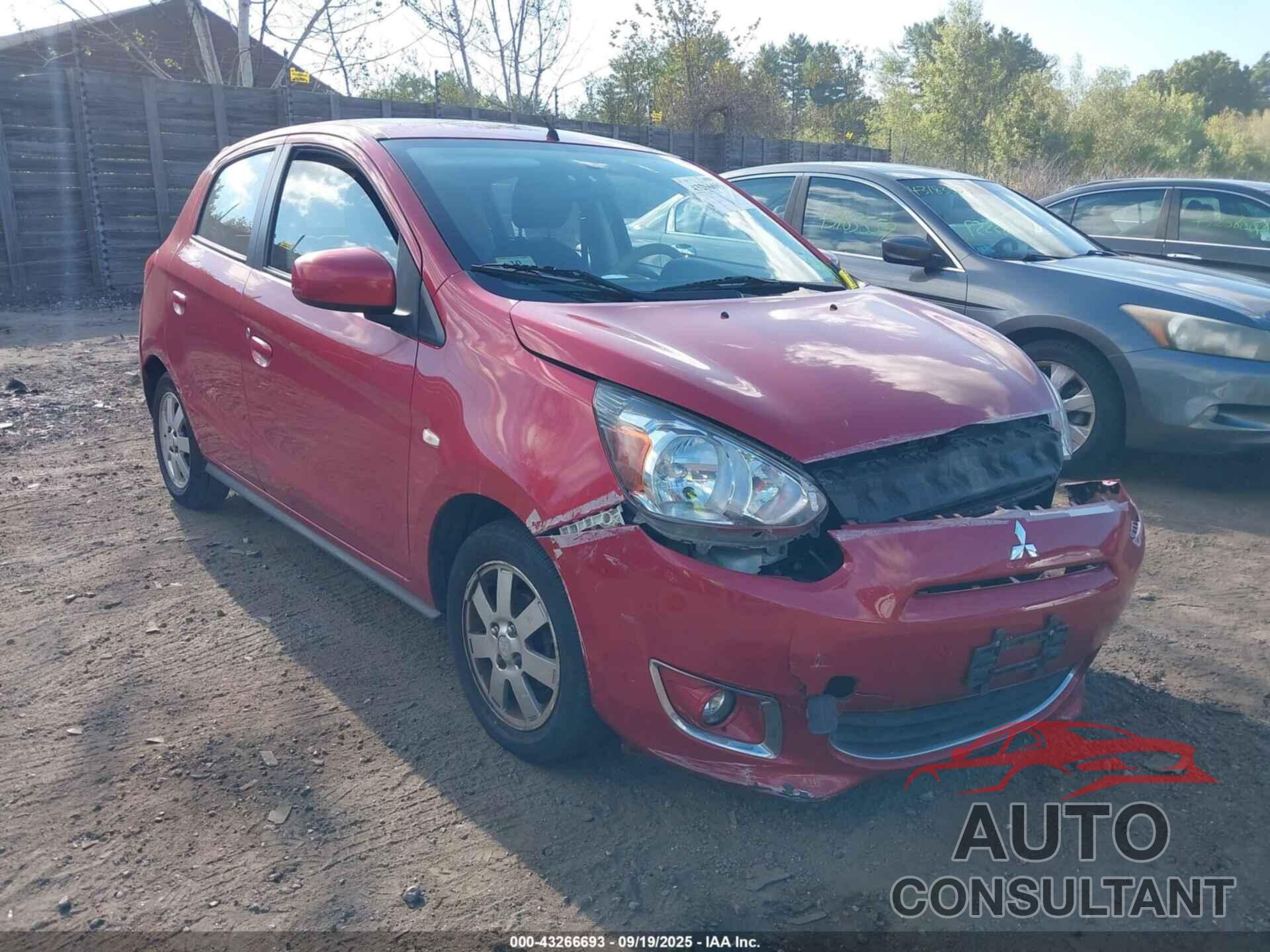 MITSUBISHI MIRAGE 2014 - ML32A4HJ5EH022033
