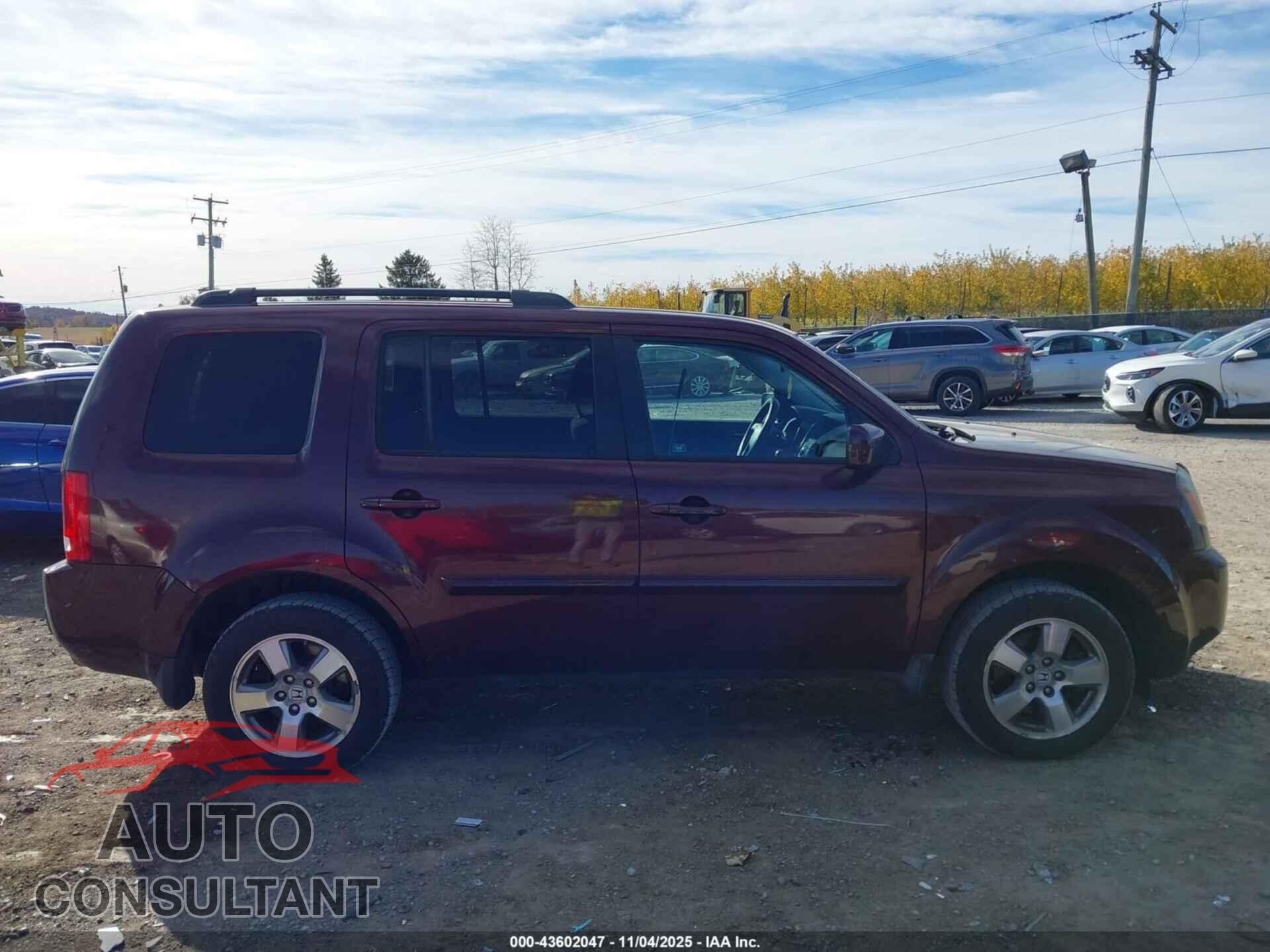 HONDA PILOT 2011 - 5FNYF4H44BB019137