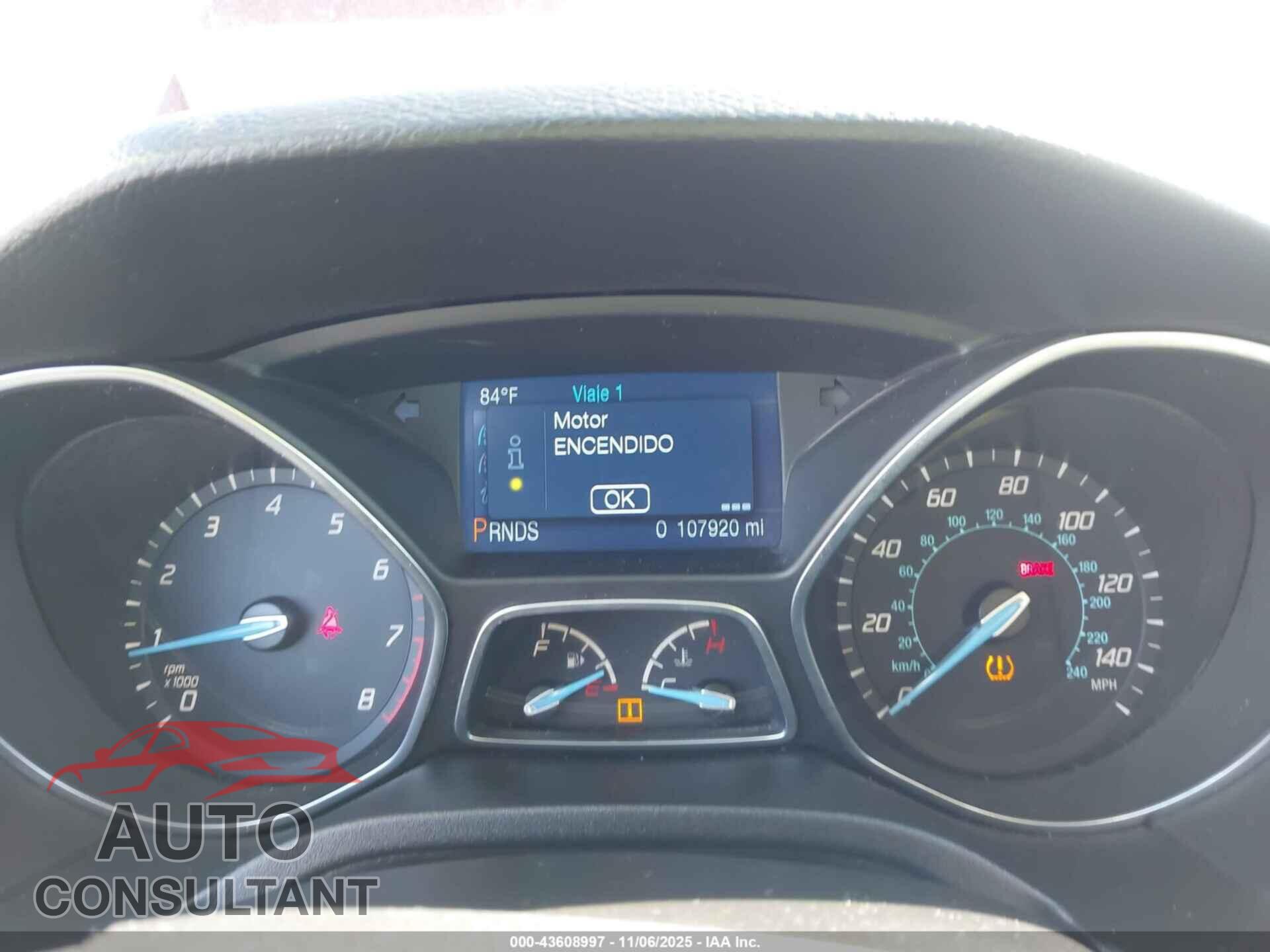 FORD FOCUS 2014 - 1FADP3F21EL414830