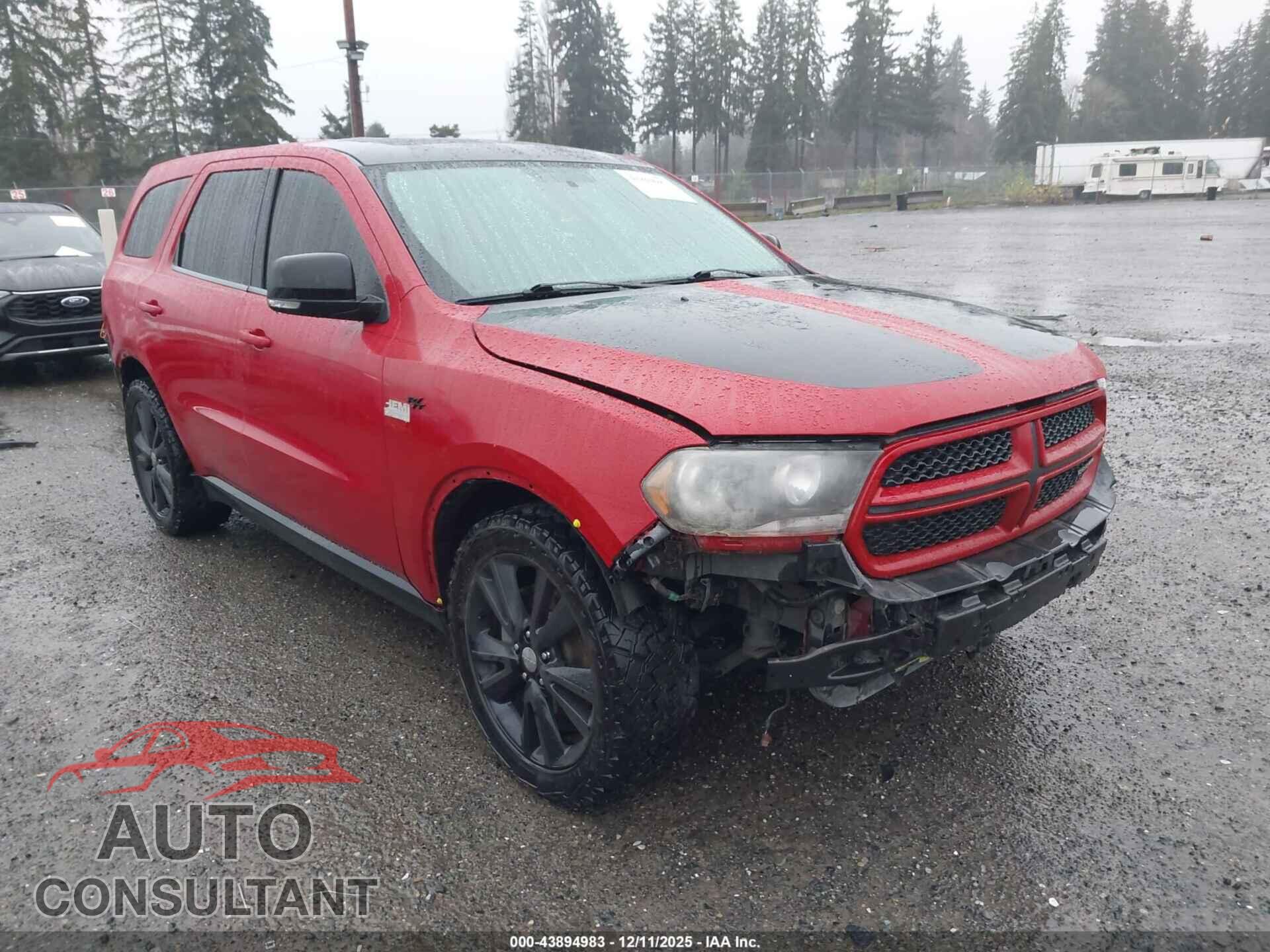 DODGE DURANGO 2012 - 1C4SDHCT0CC206584
