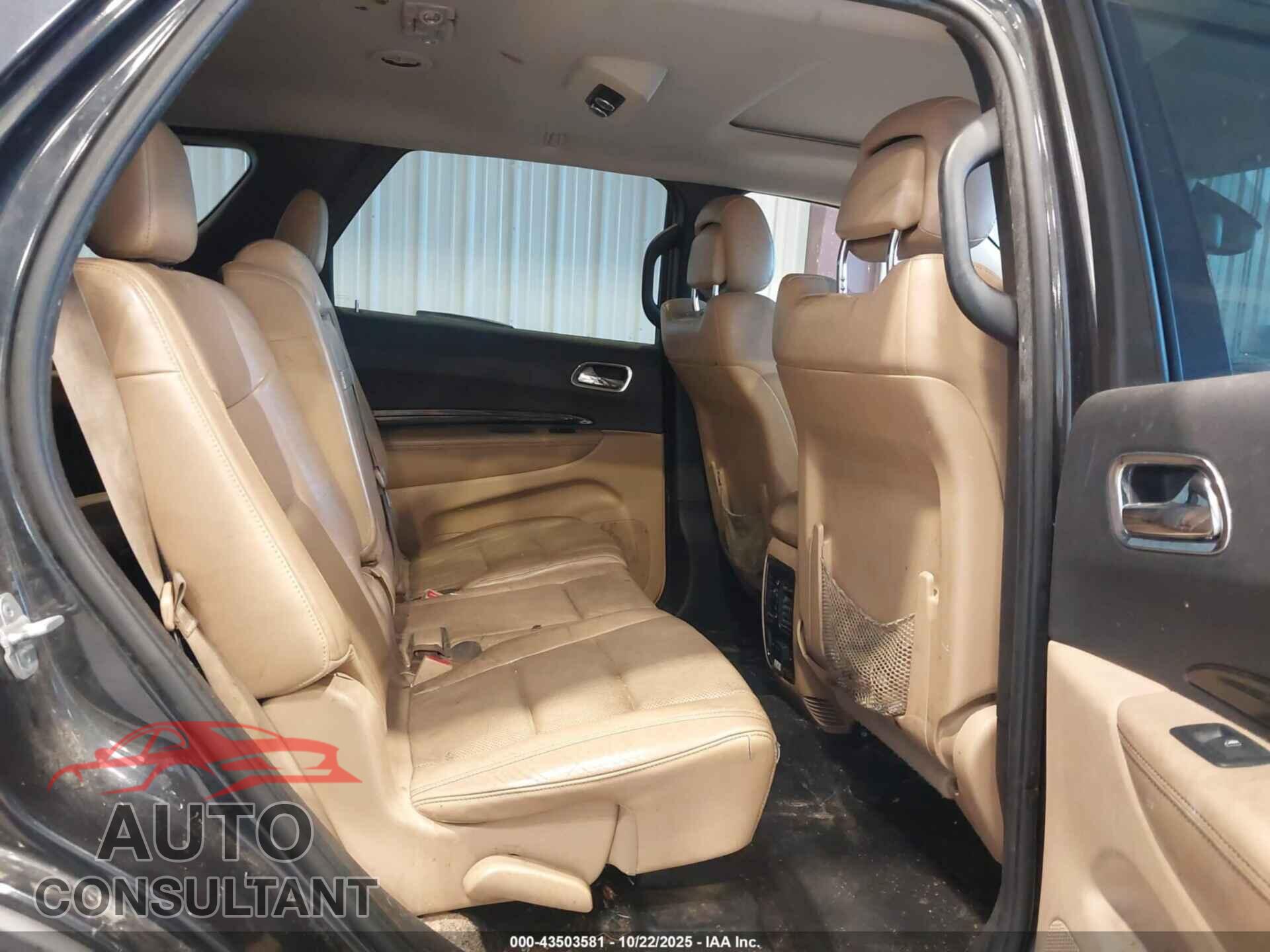 DODGE DURANGO 2012 - 1C4SDJET9CC202716