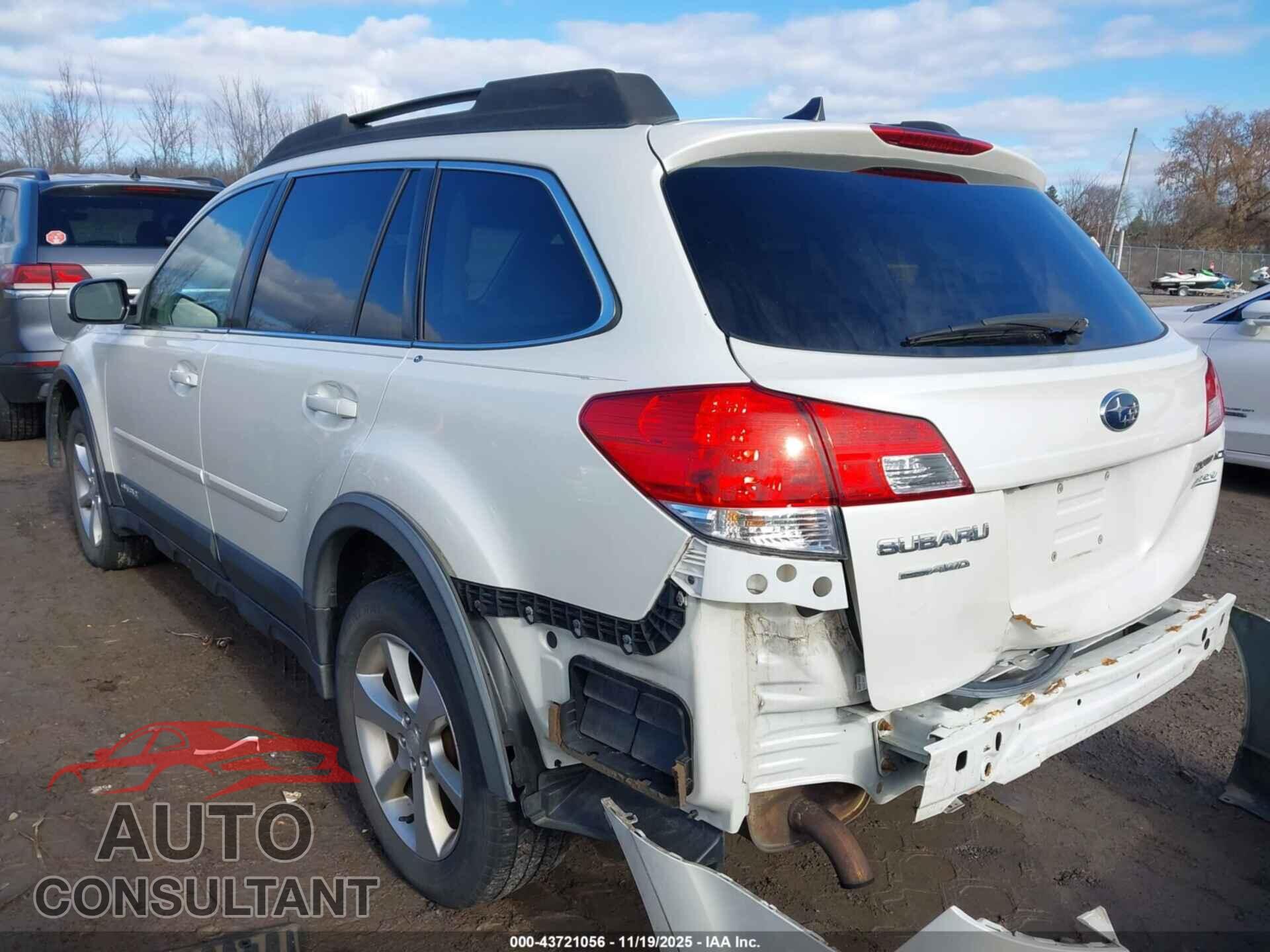 SUBARU OUTBACK 2014 - 4S4BRBLC0E3308559