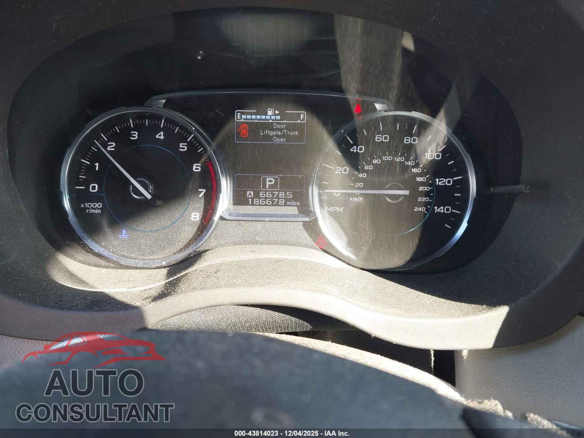 SUBARU FORESTER 2017 - JF2SJAJC3HH528652