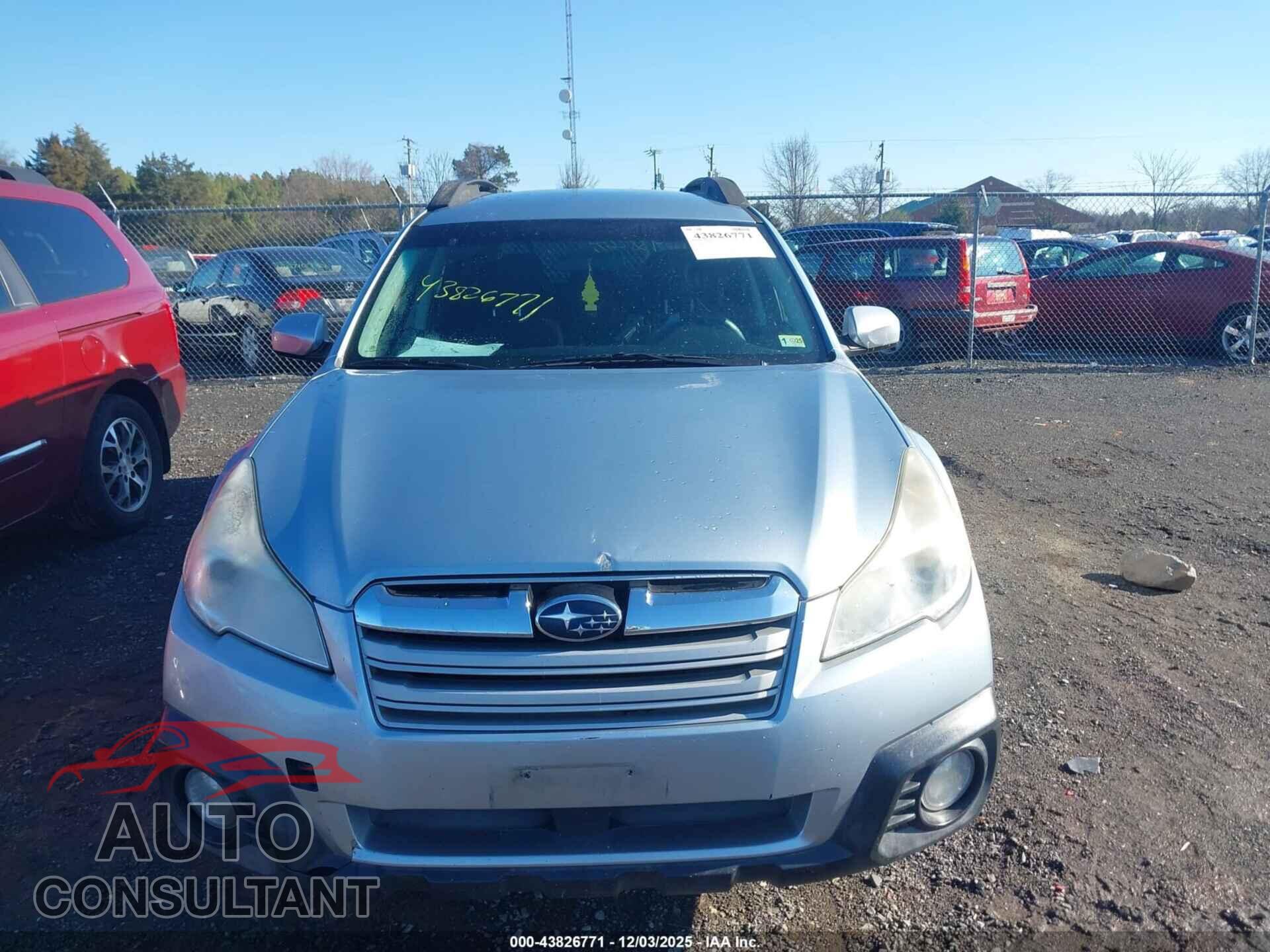 SUBARU OUTBACK 2014 - 4S4BRCCC4E3305735