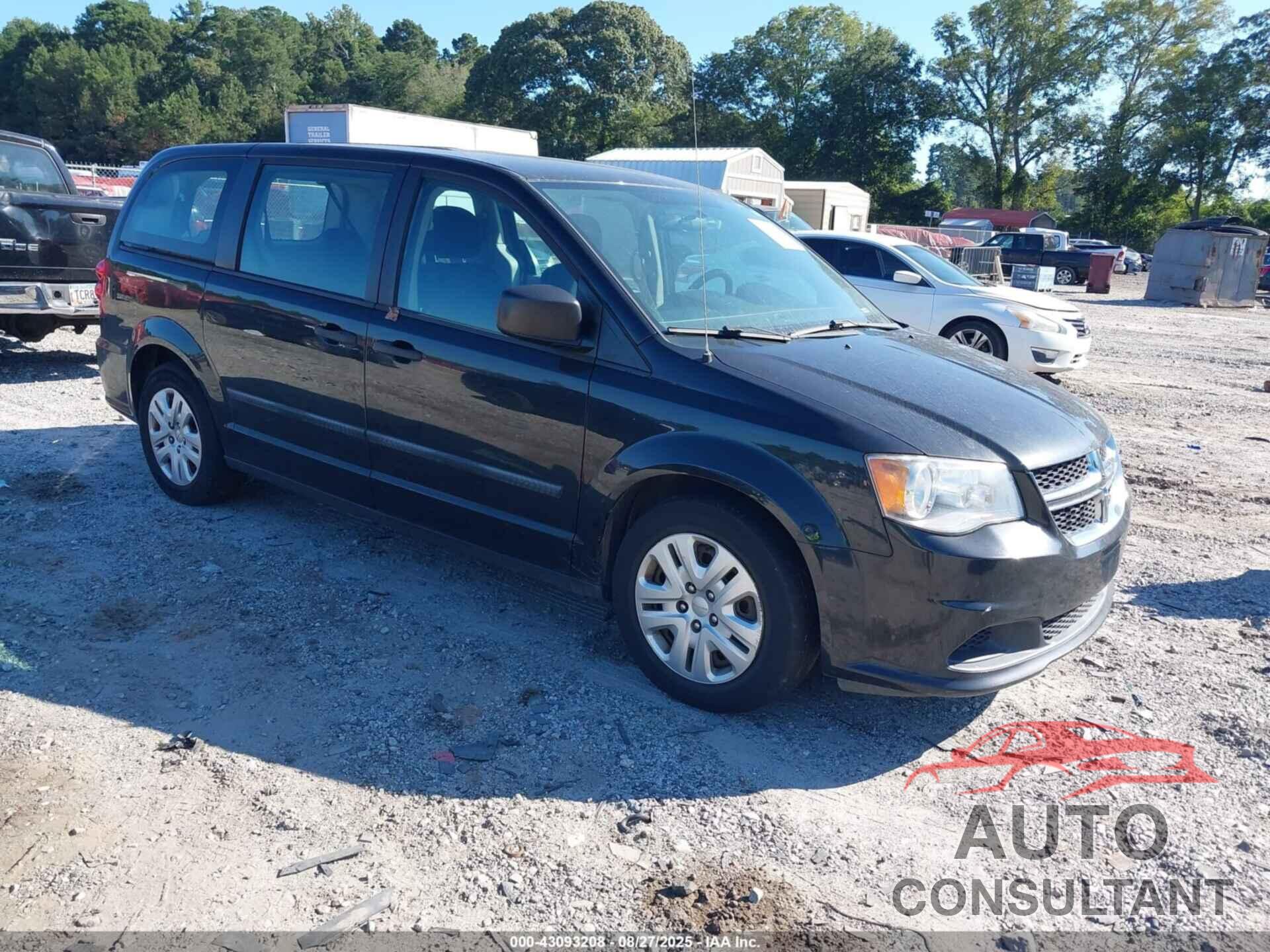 DODGE GRAND CARAVAN 2016 - 2C4RDGBG5GR252342
