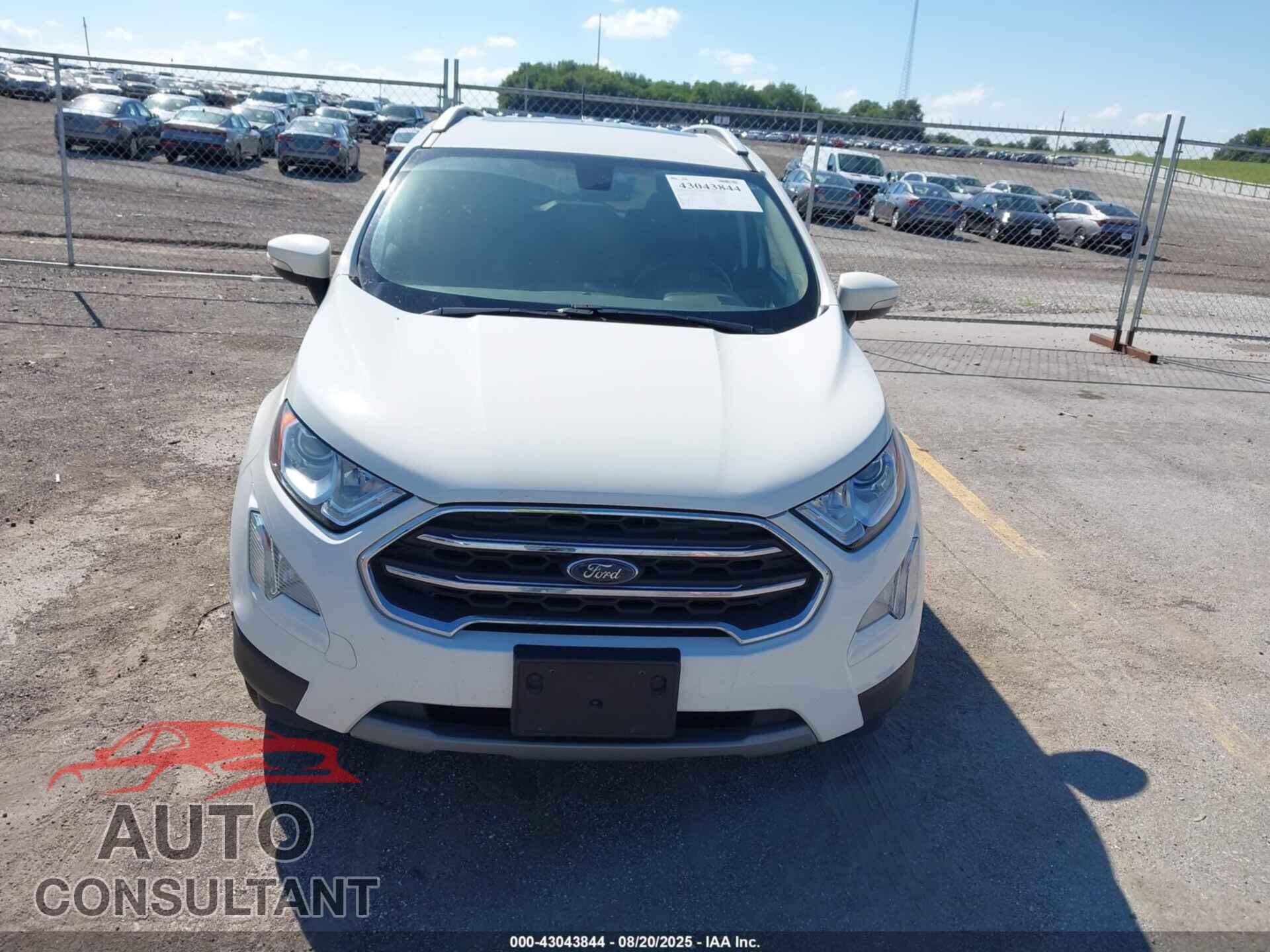FORD ECOSPORT 2019 - MAJ6S3KL8KC297555