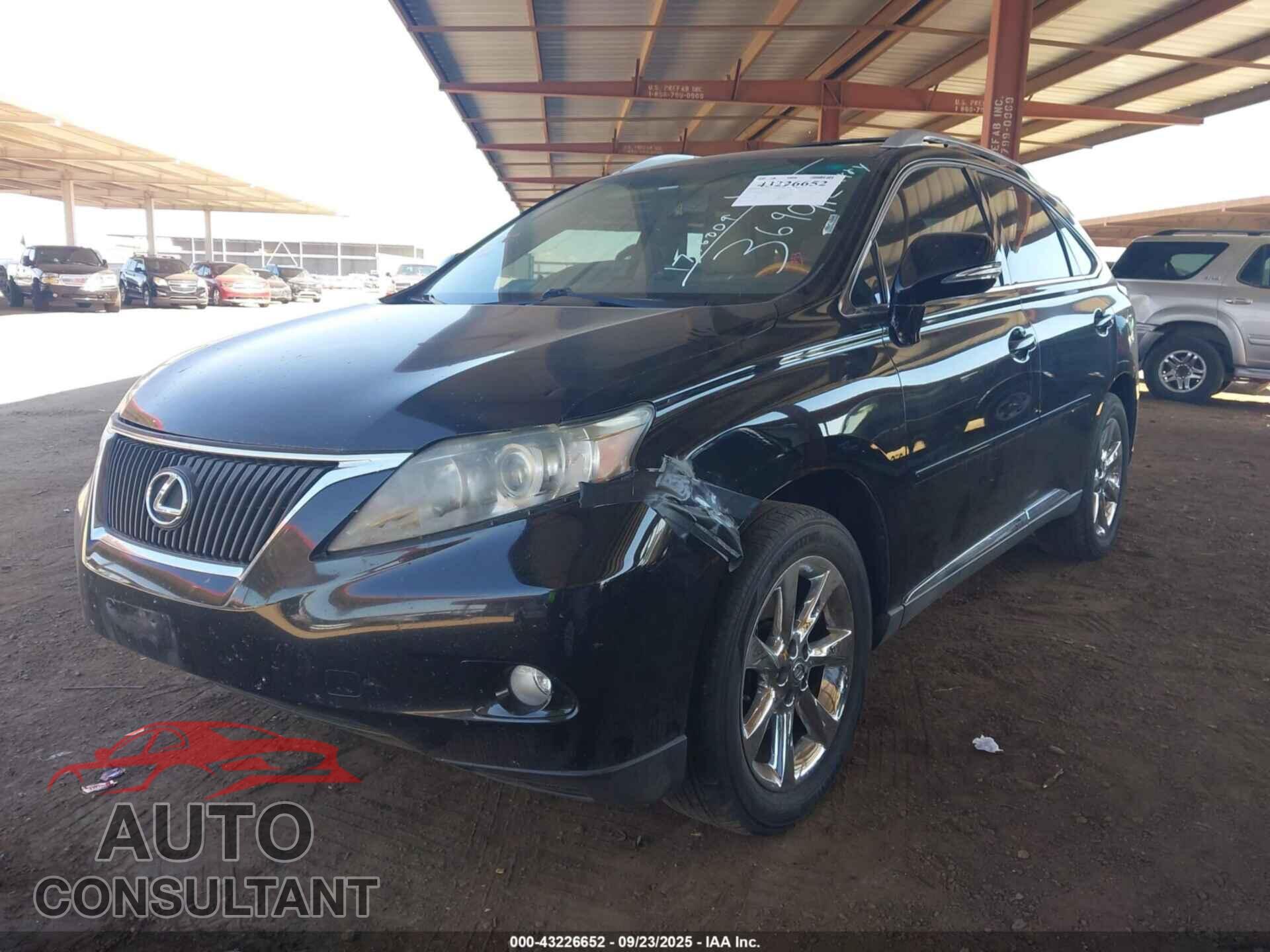 LEXUS RX 350 2011 - 2T2ZK1BA1BC063111