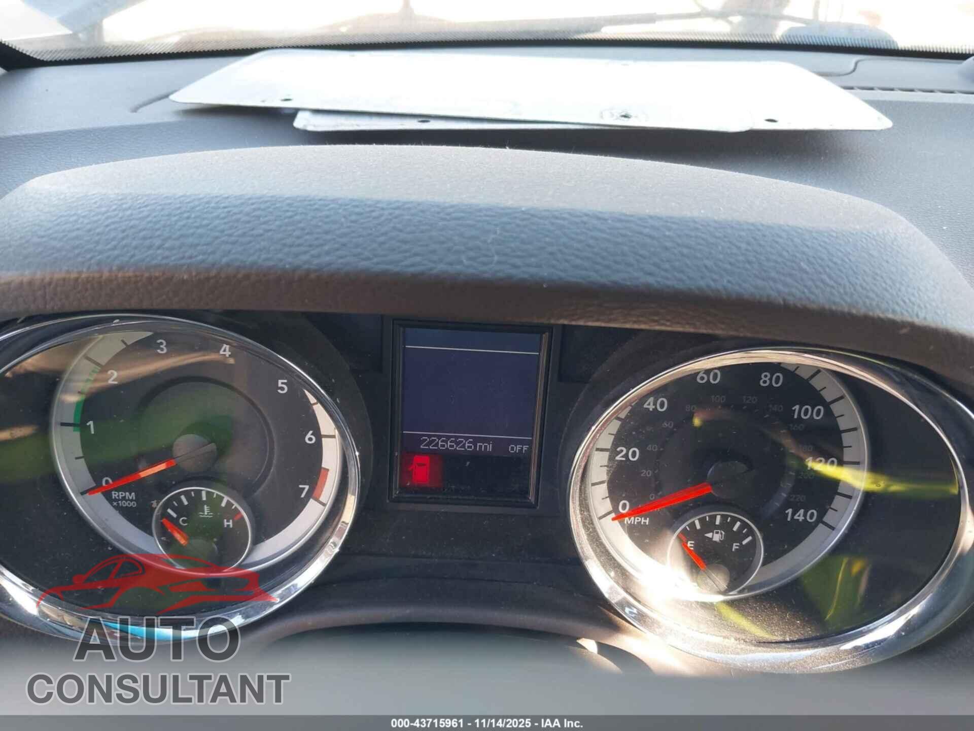 DODGE DURANGO 2011 - 1D4RE4GG1BC628558