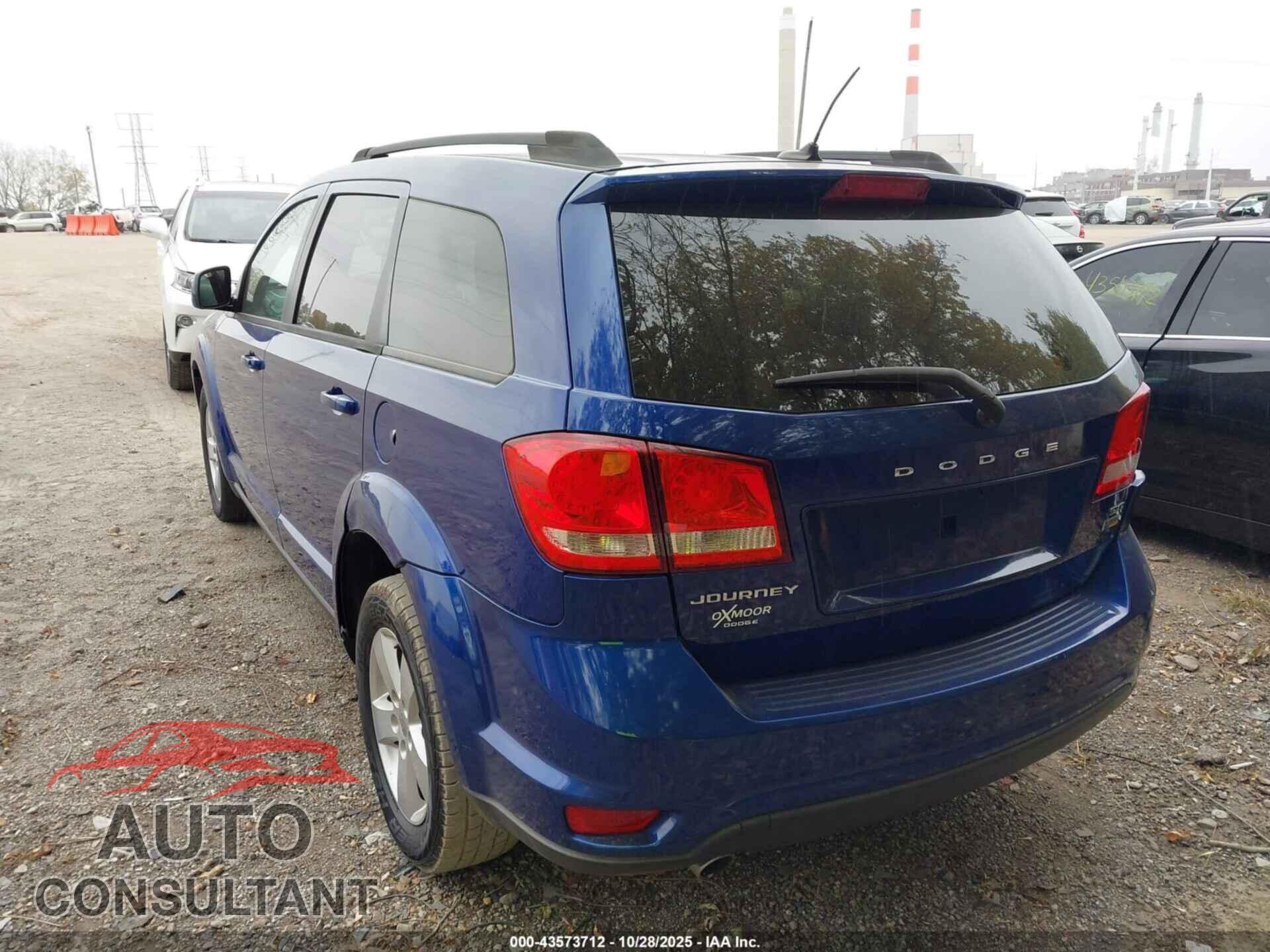 DODGE JOURNEY 2012 - 3C4PDCBG8CT299520