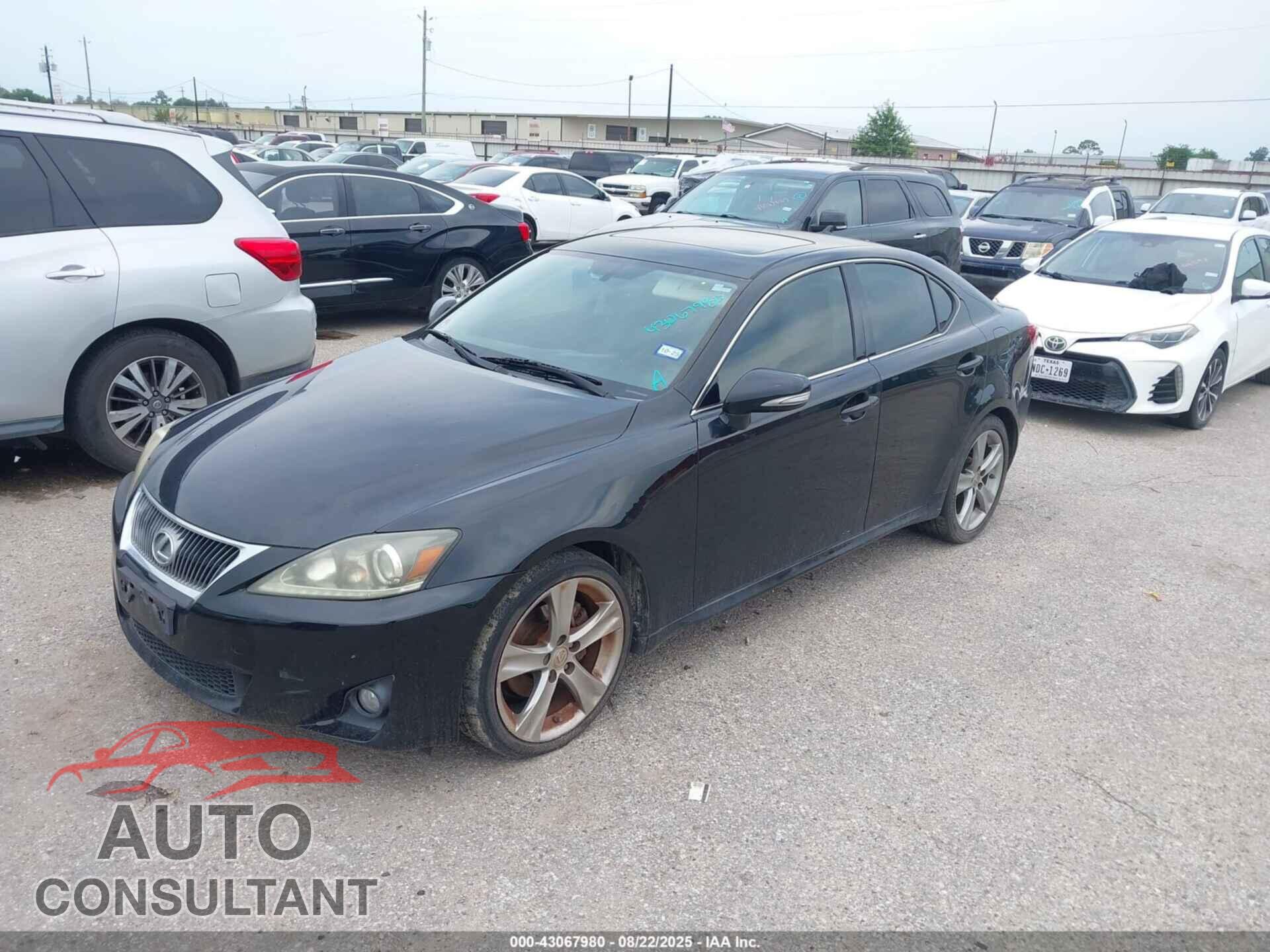 LEXUS IS 250 2012 - JTHBF5C20C5169250