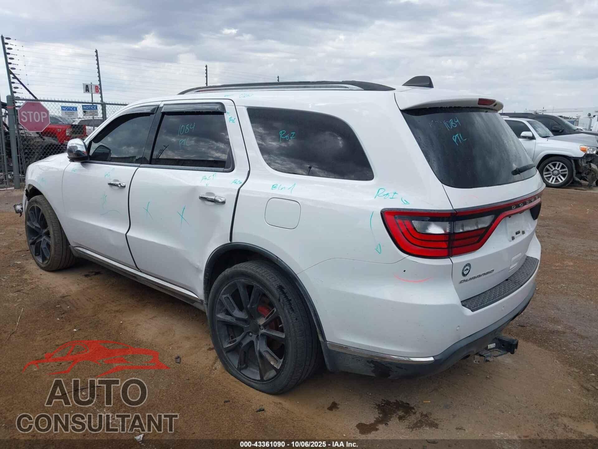 DODGE DURANGO 2015 - 1C4RDHAG1FC127904